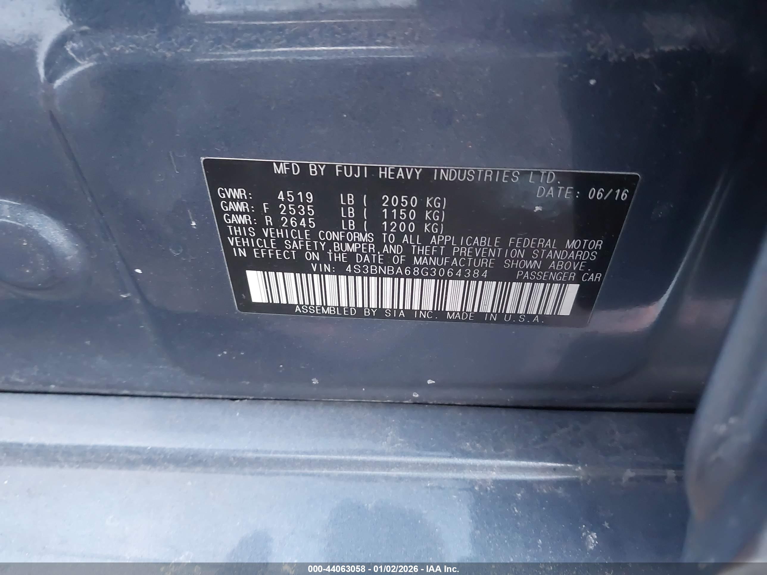 SUBARU LEGACY image 9