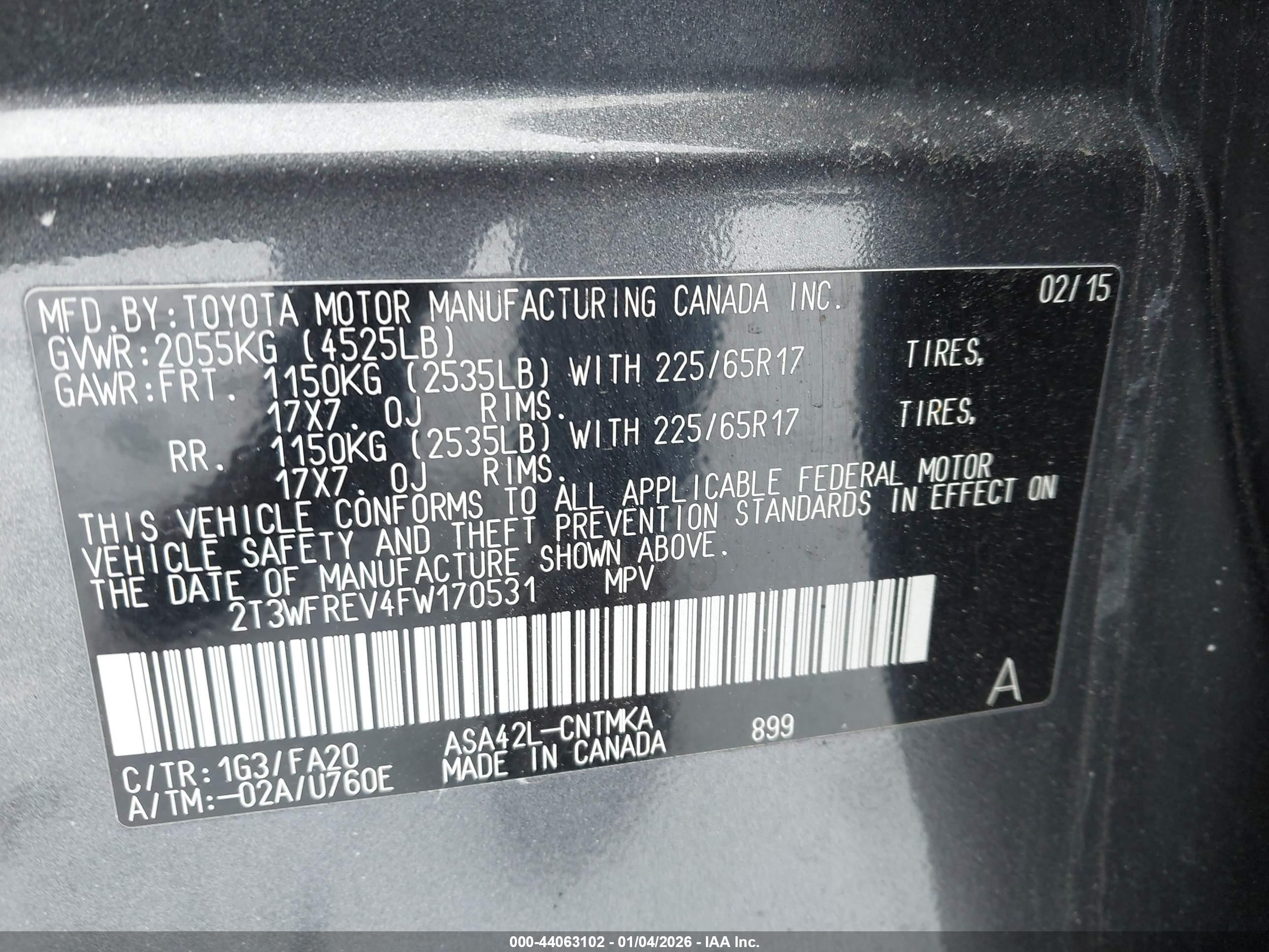 TOYOTA RAV4 image 9