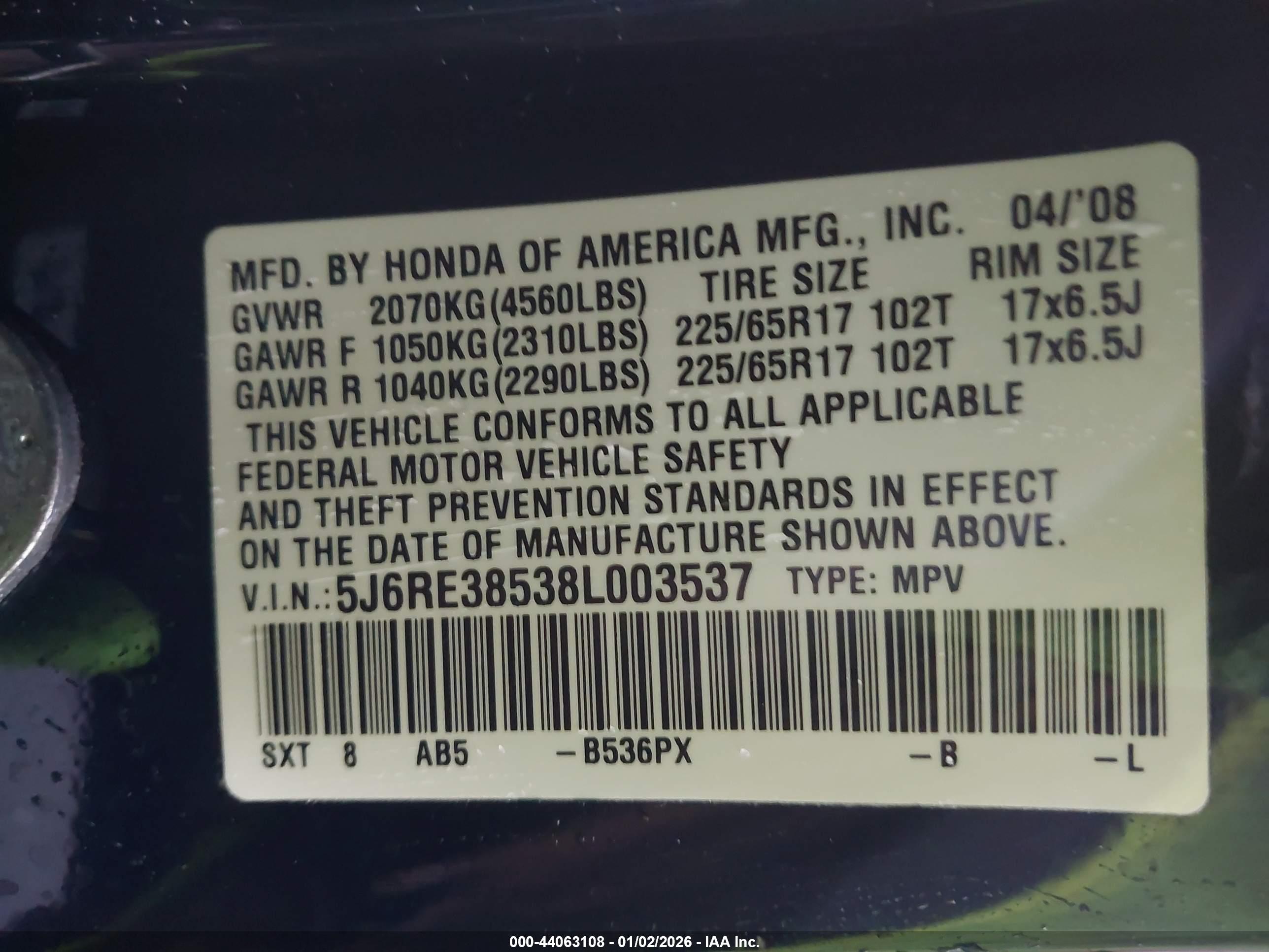 HONDA CR-V image 9