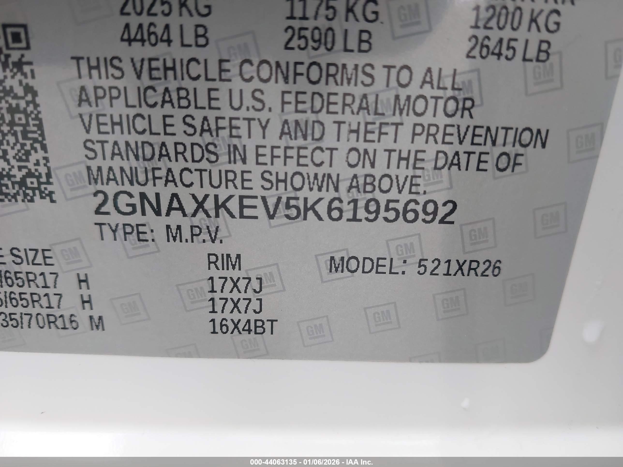 CHEVROLET EQUINOX image 9