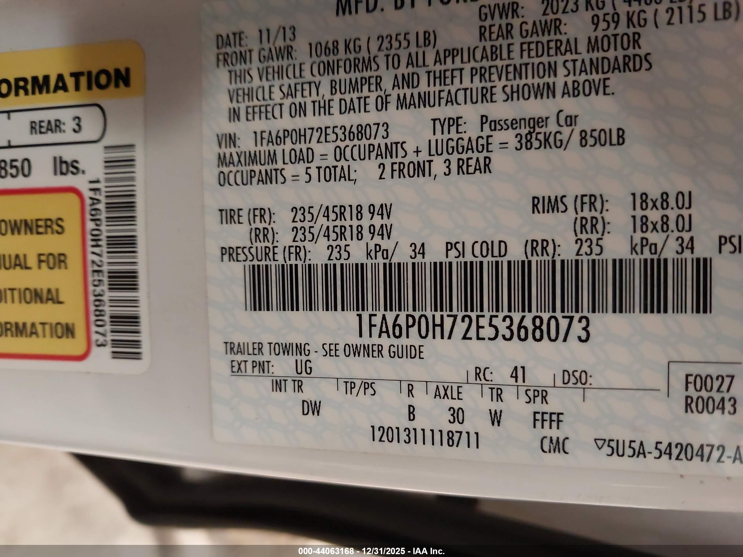 FORD FUSION image 9