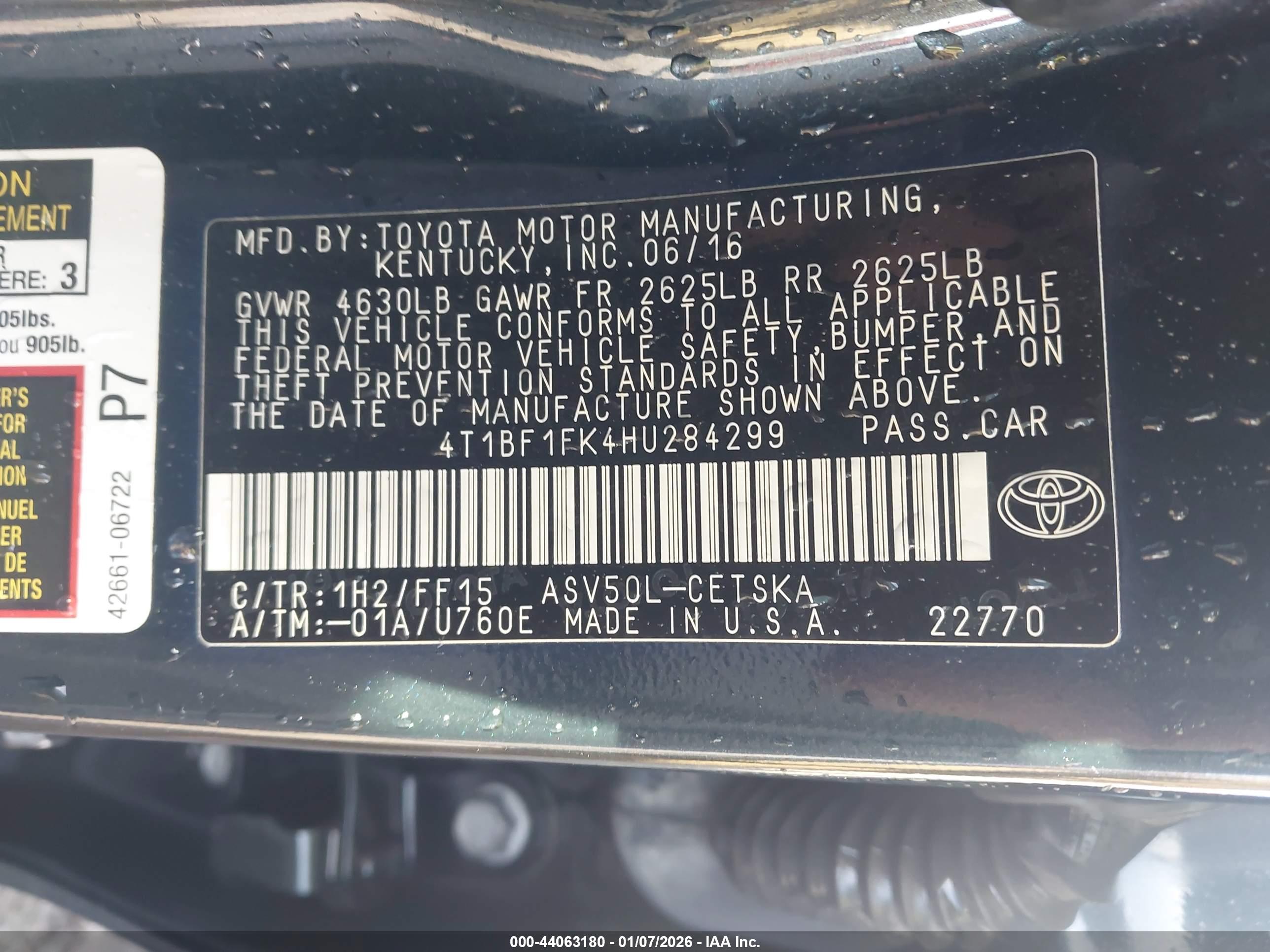 TOYOTA CAMRY image 9