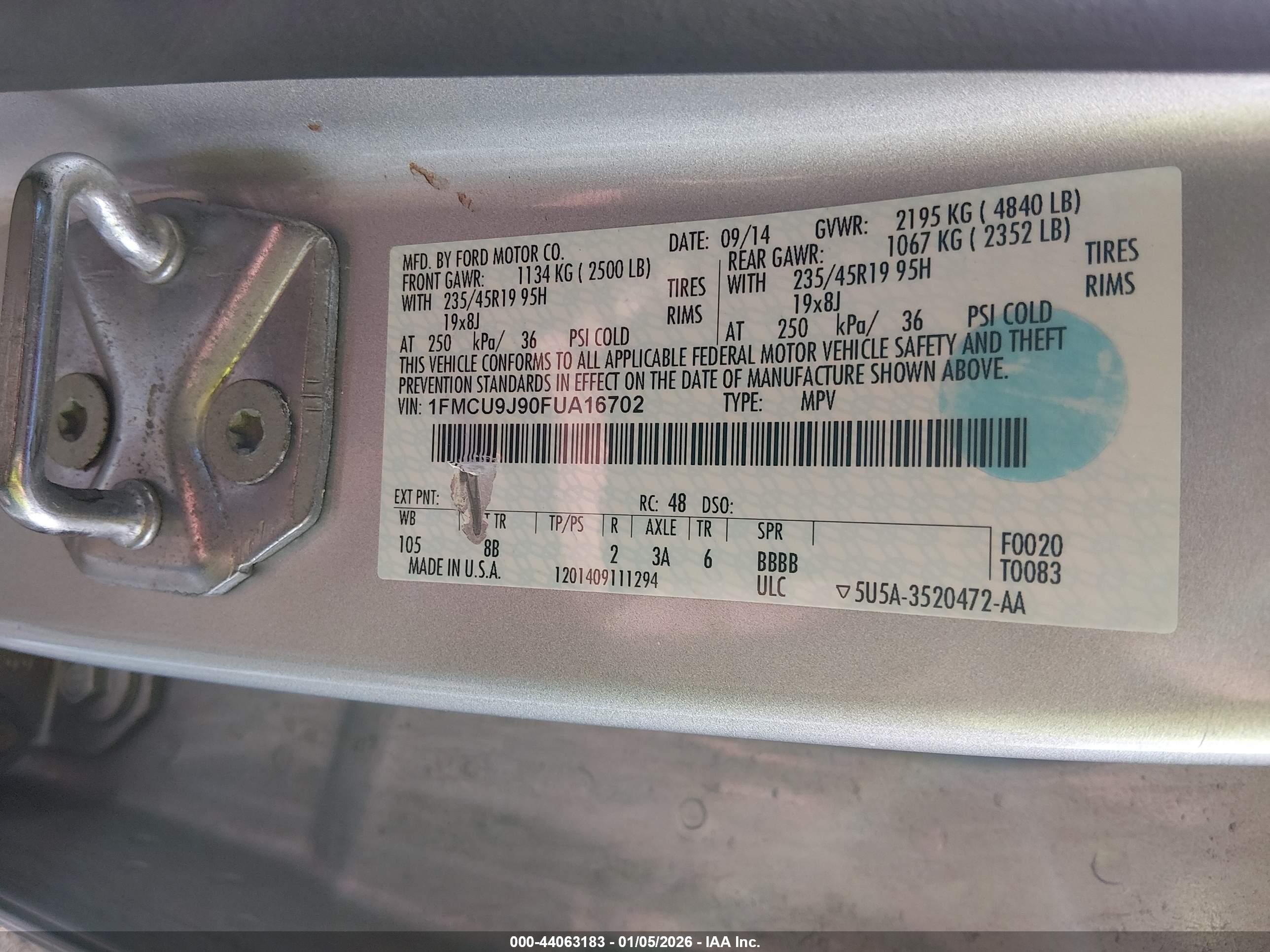 FORD ESCAPE image 9