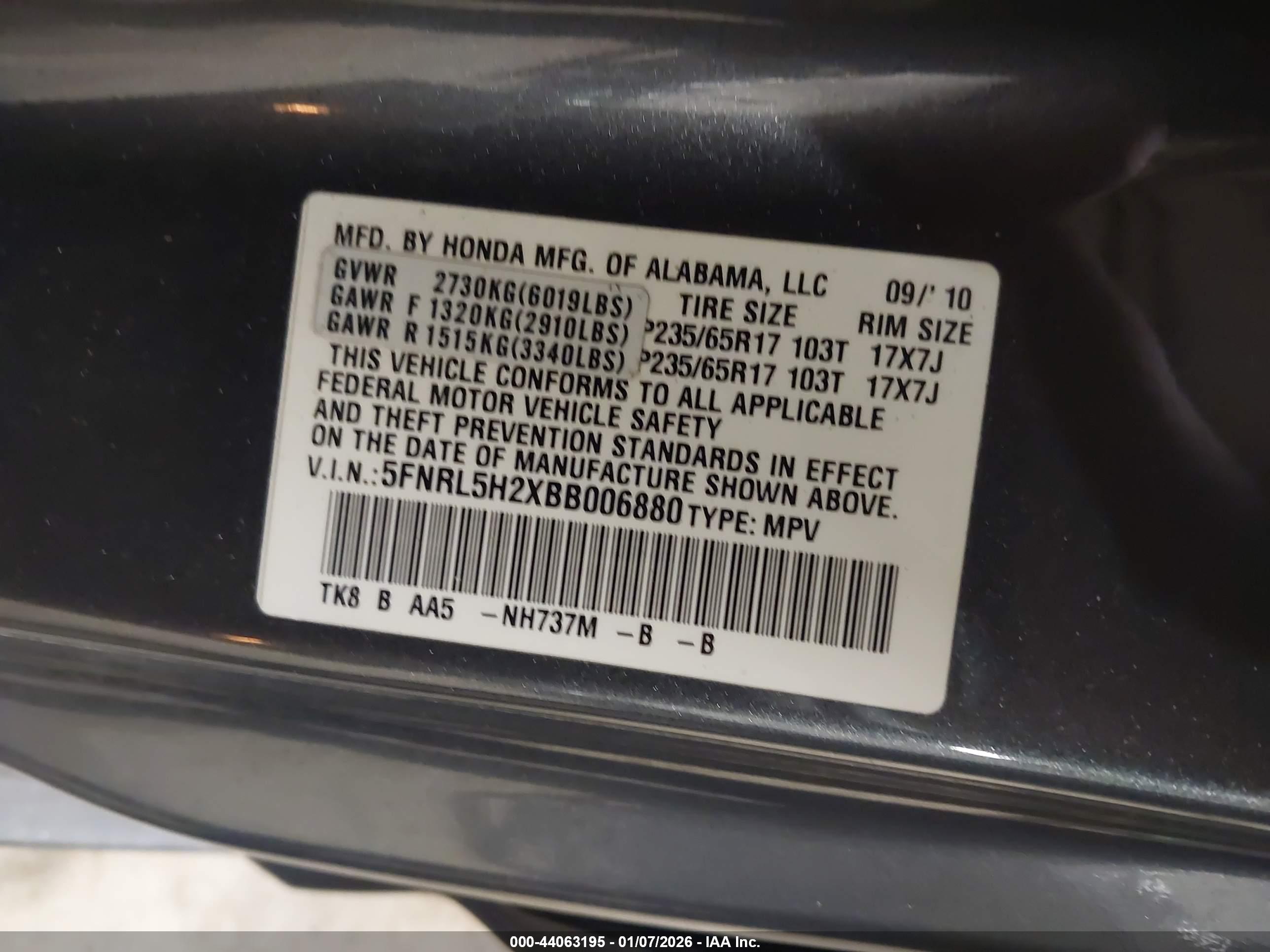 HONDA ODYSSEY image 9