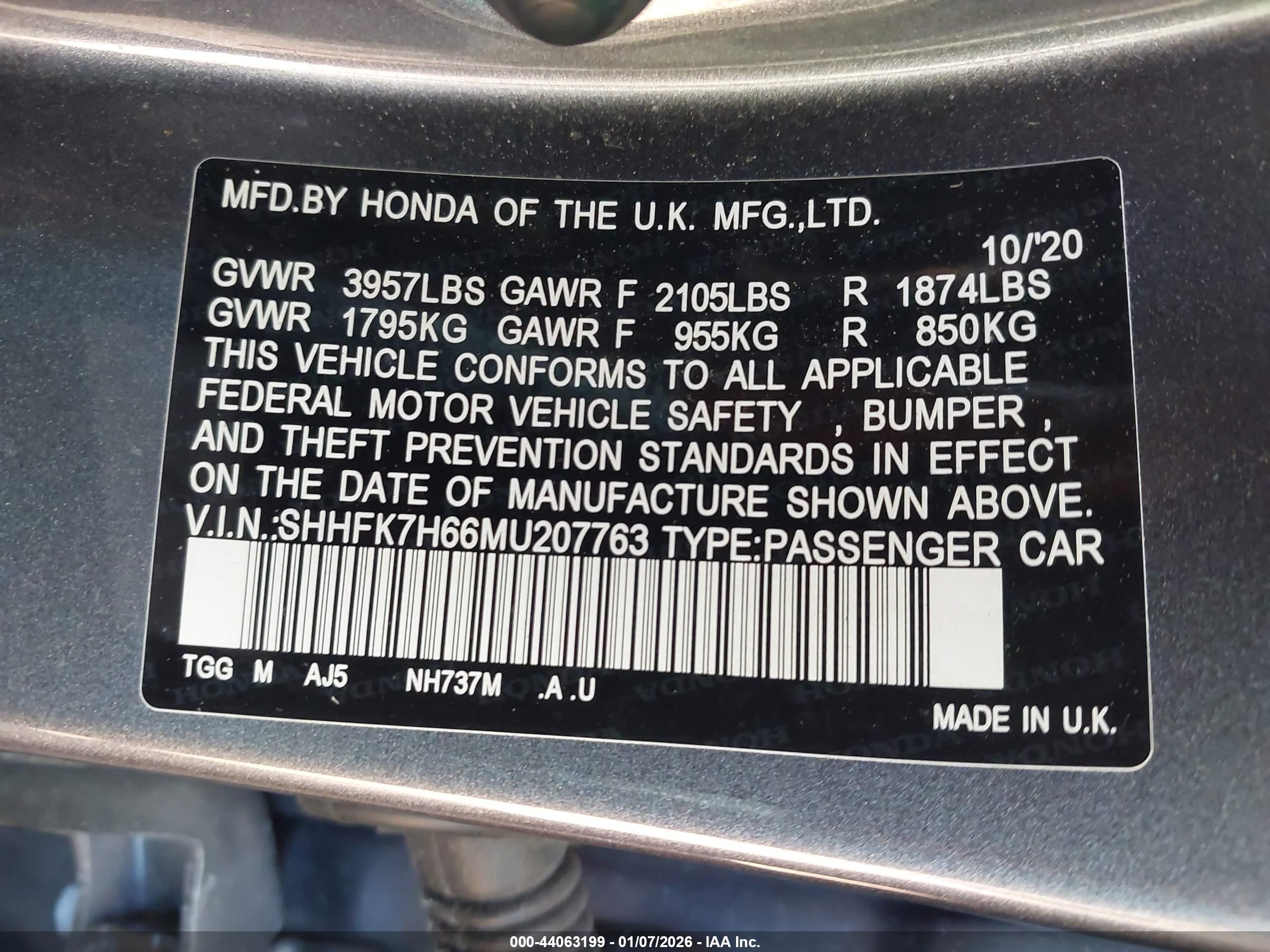 HONDA CIVIC image 9