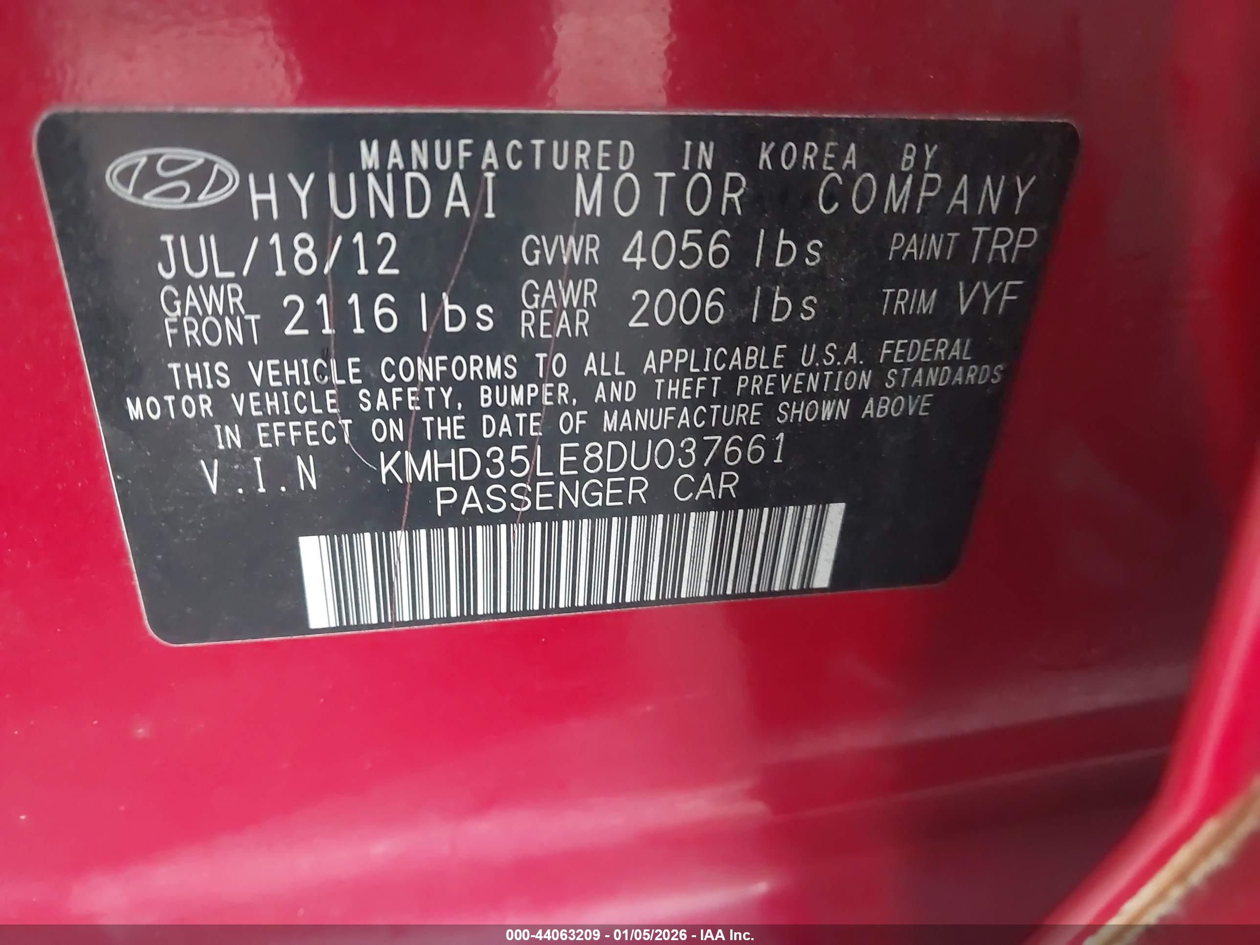 HYUNDAI ELANTRA image 9