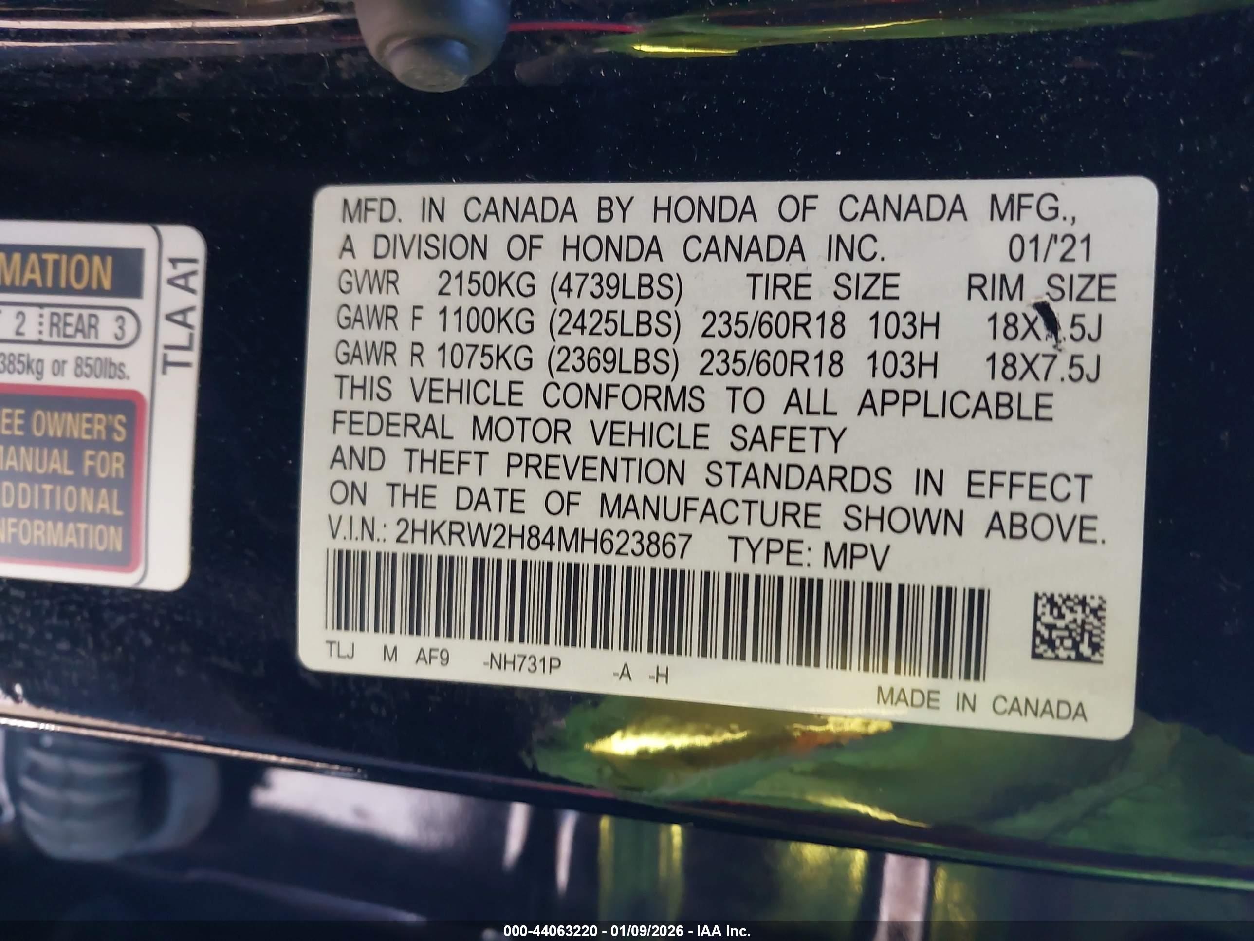HONDA CR-V image 9