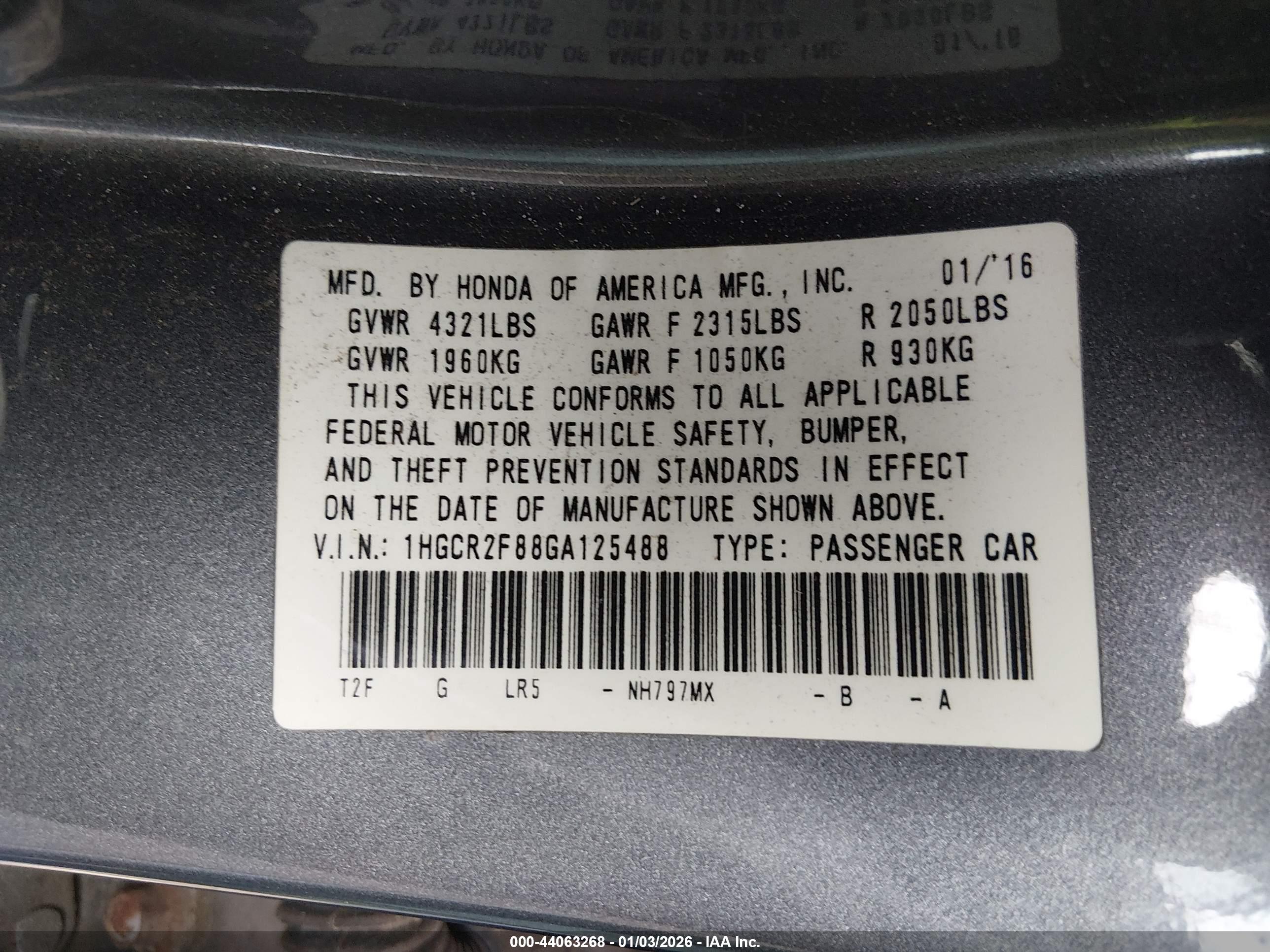 HONDA ACCORD image 9