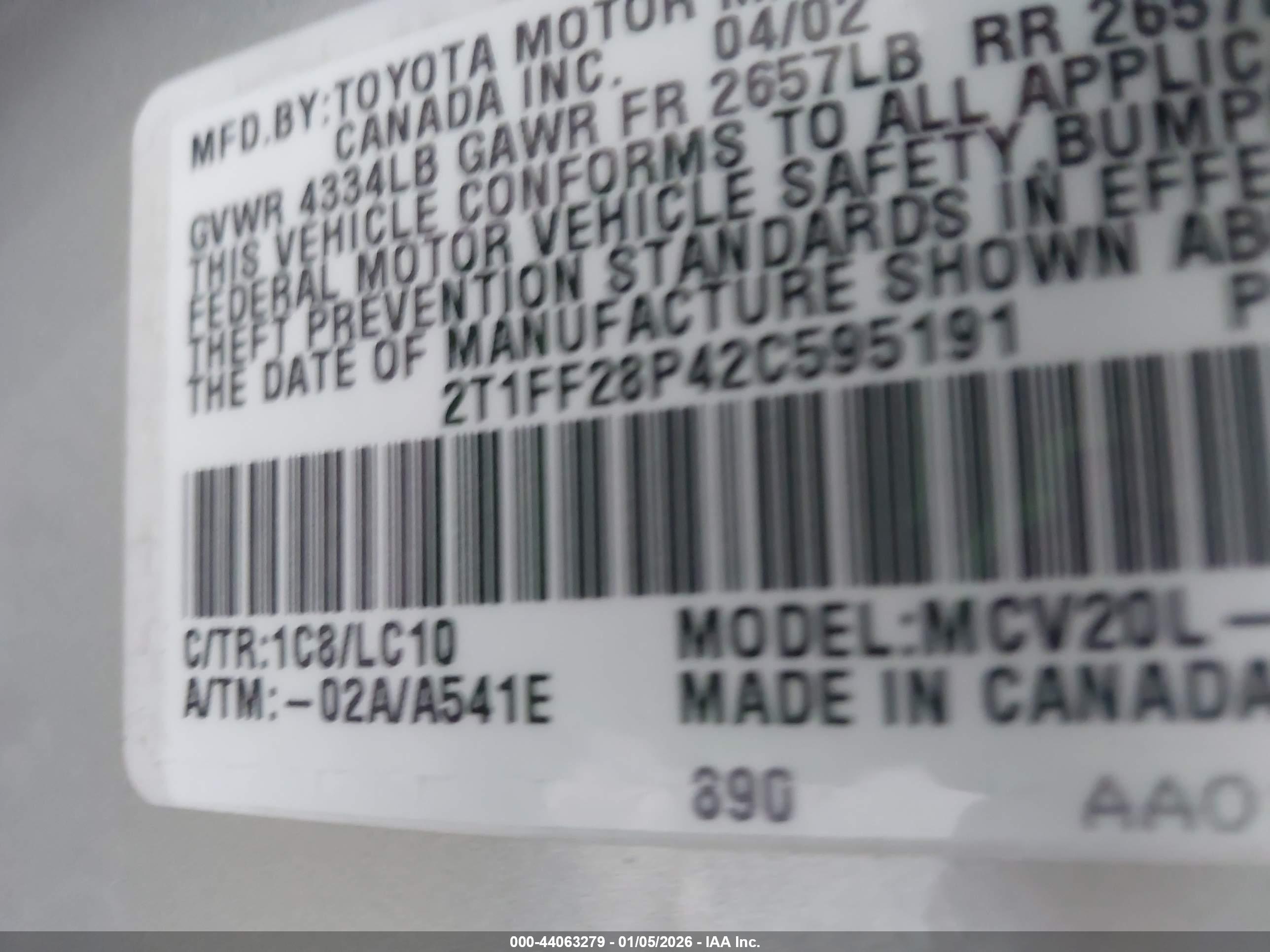 TOYOTA CAMRY image 9