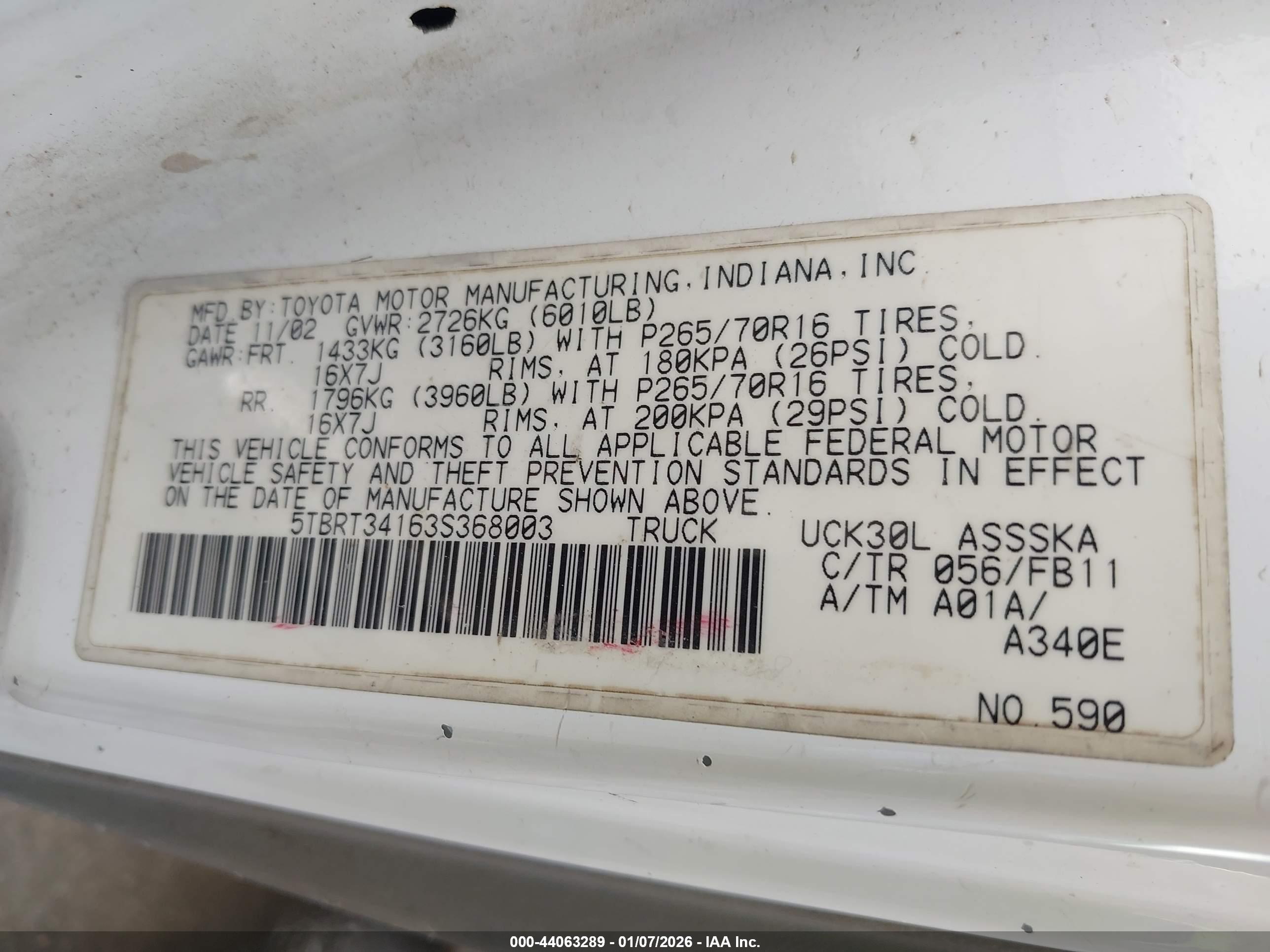 TOYOTA TUNDRA image 9