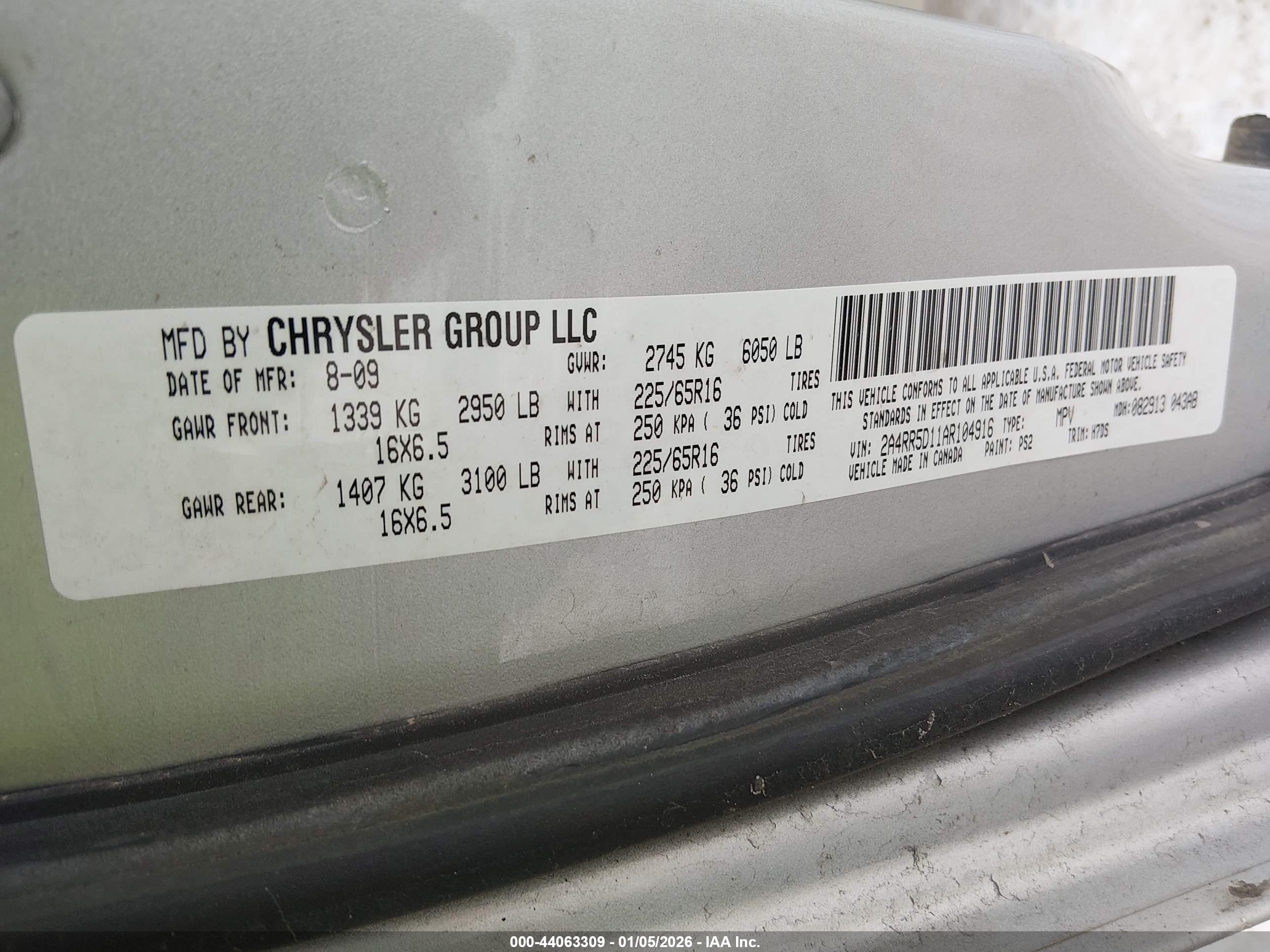 CHRYSLER TOWN image 9