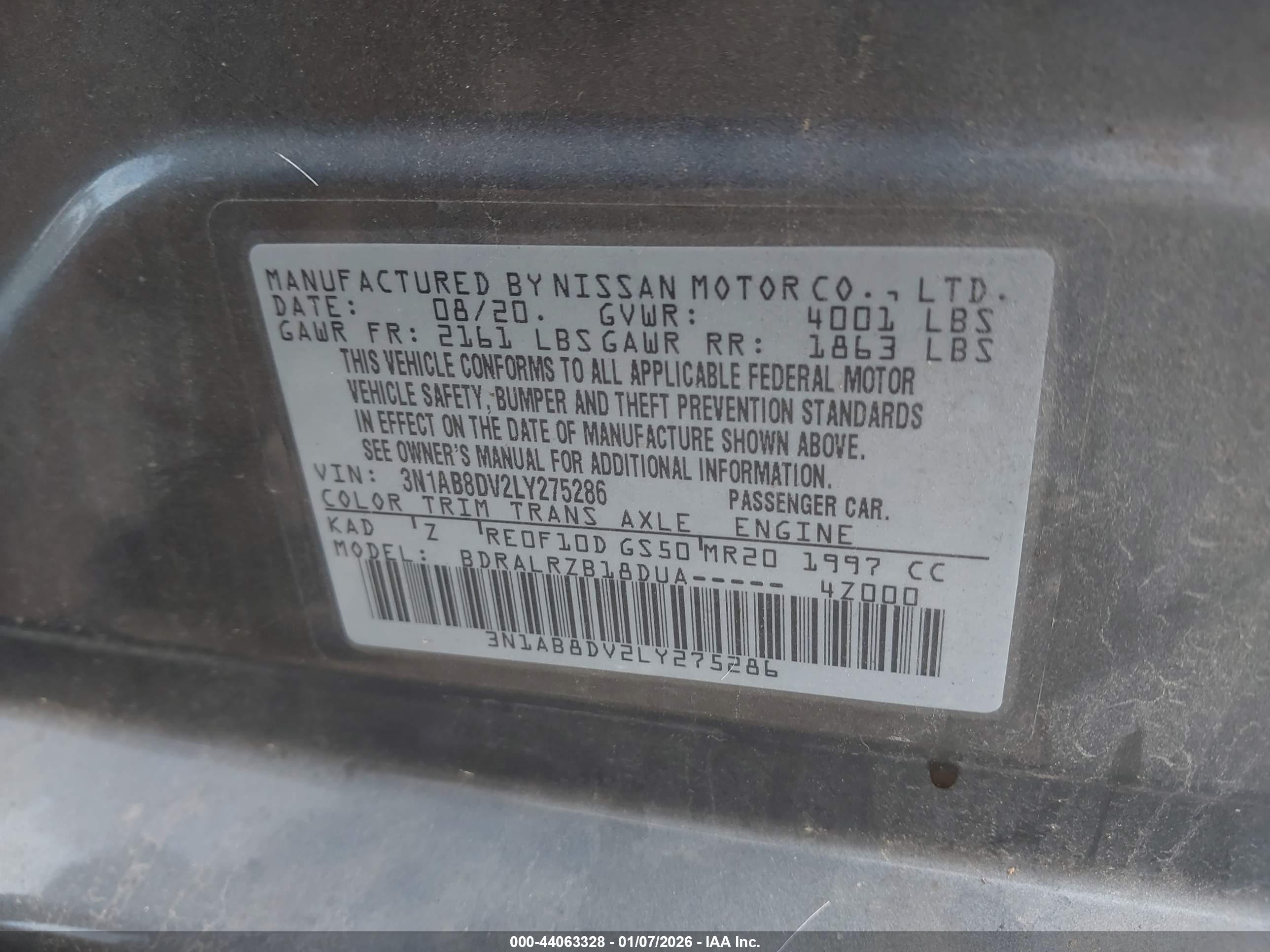 NISSAN SENTRA image 9
