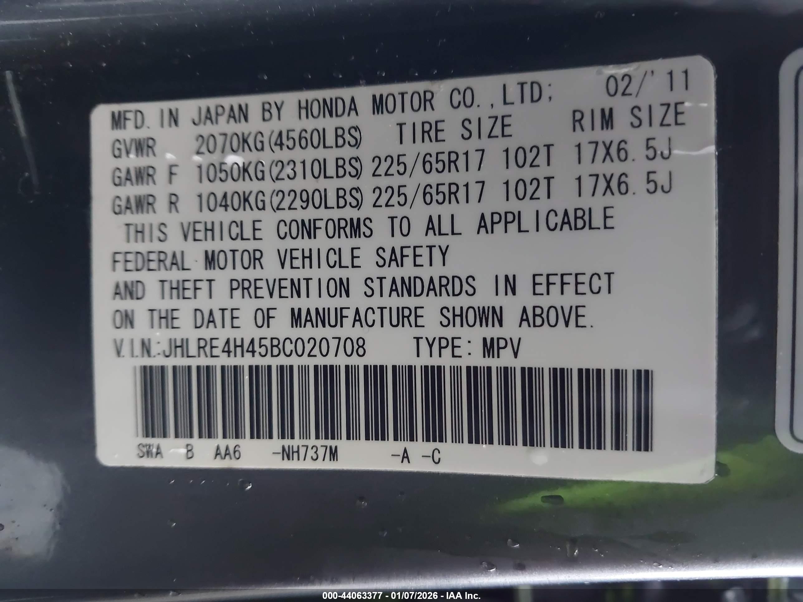 HONDA CR-V image 9