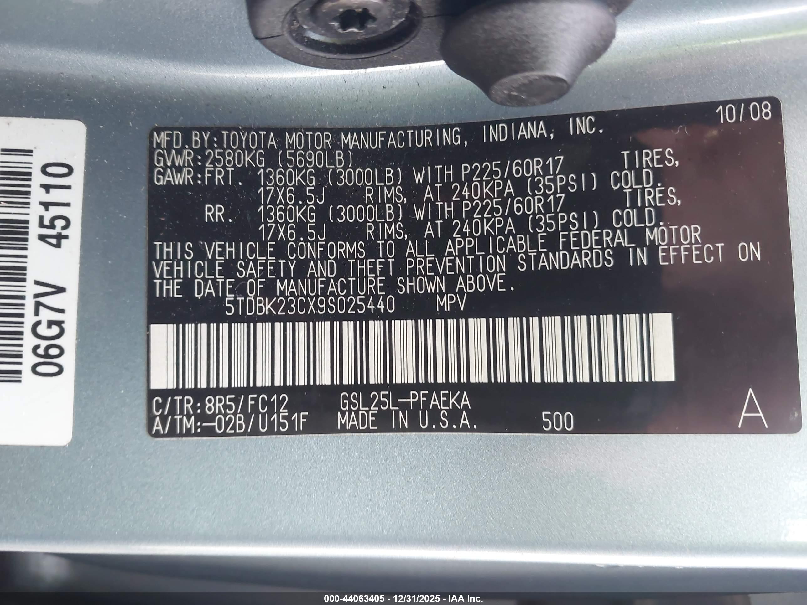 TOYOTA SIENNA image 9