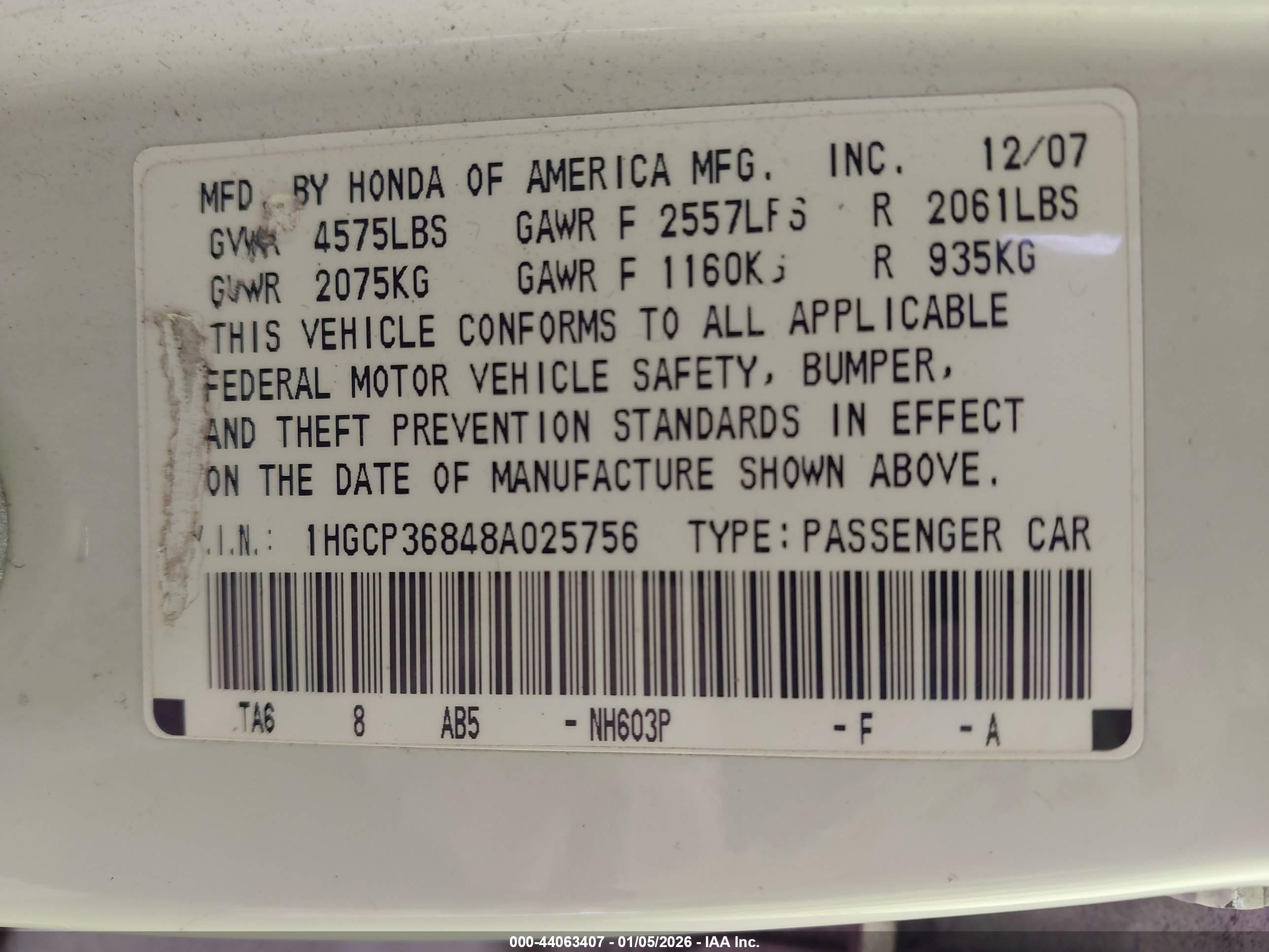 HONDA ACCORD image 9
