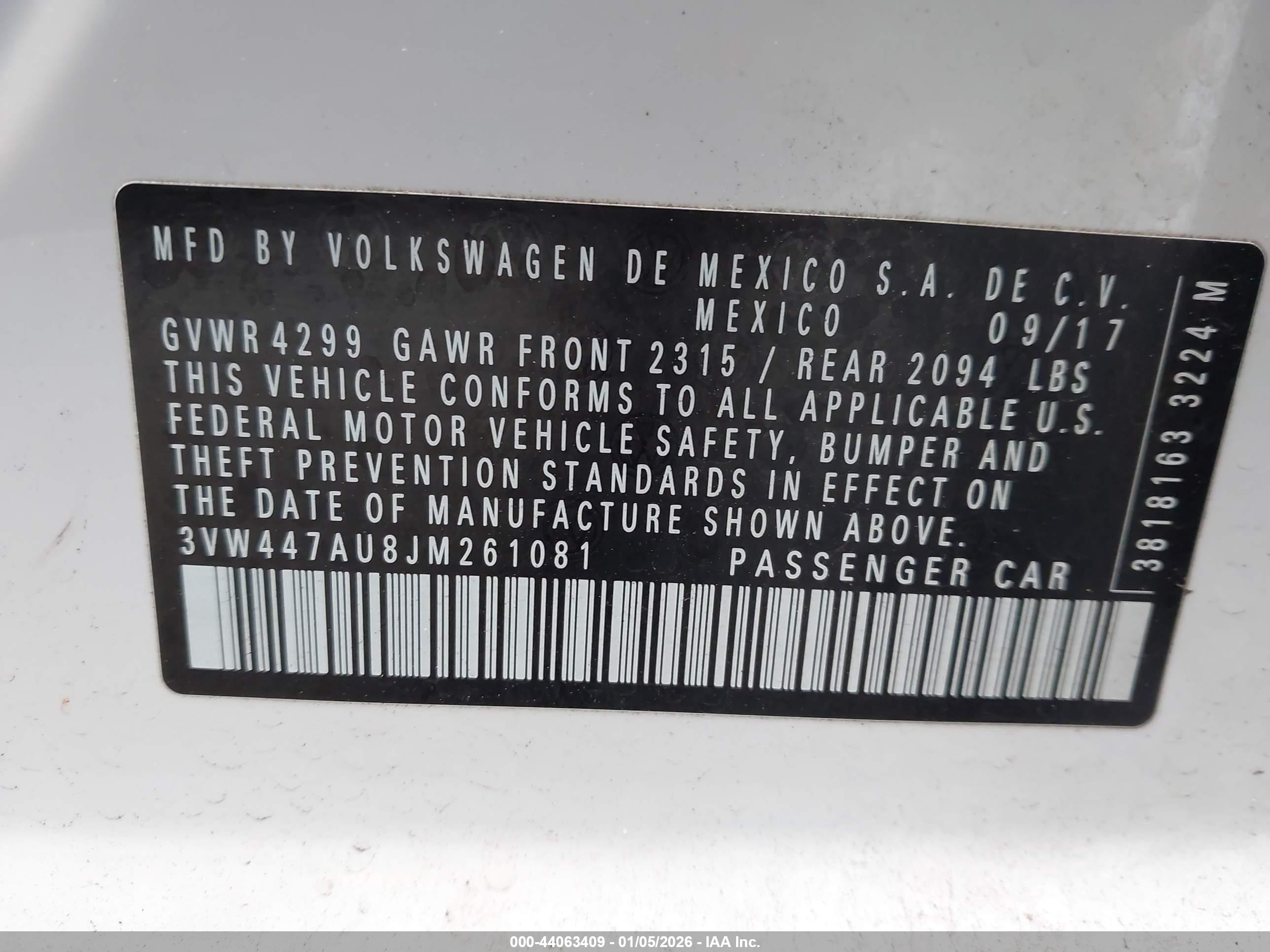 VOLKSWAGEN GOLF image 9