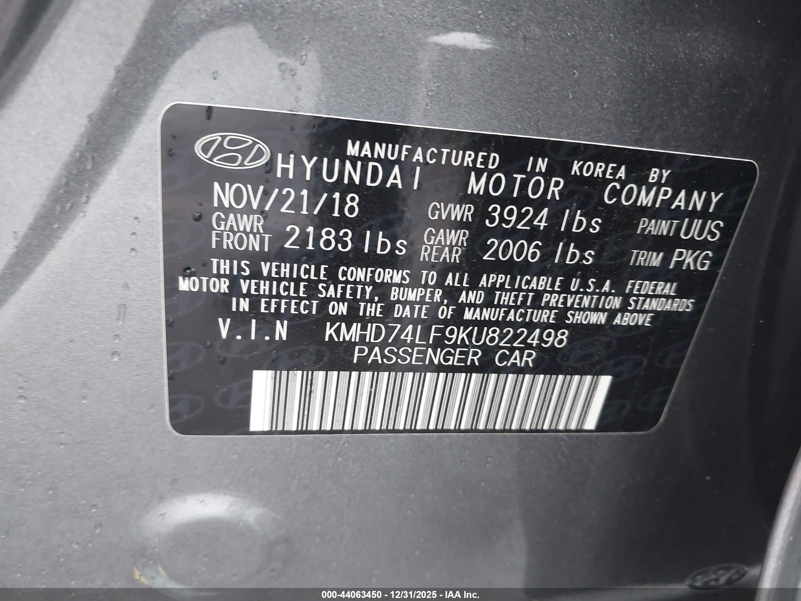 HYUNDAI ELANTRA image 9