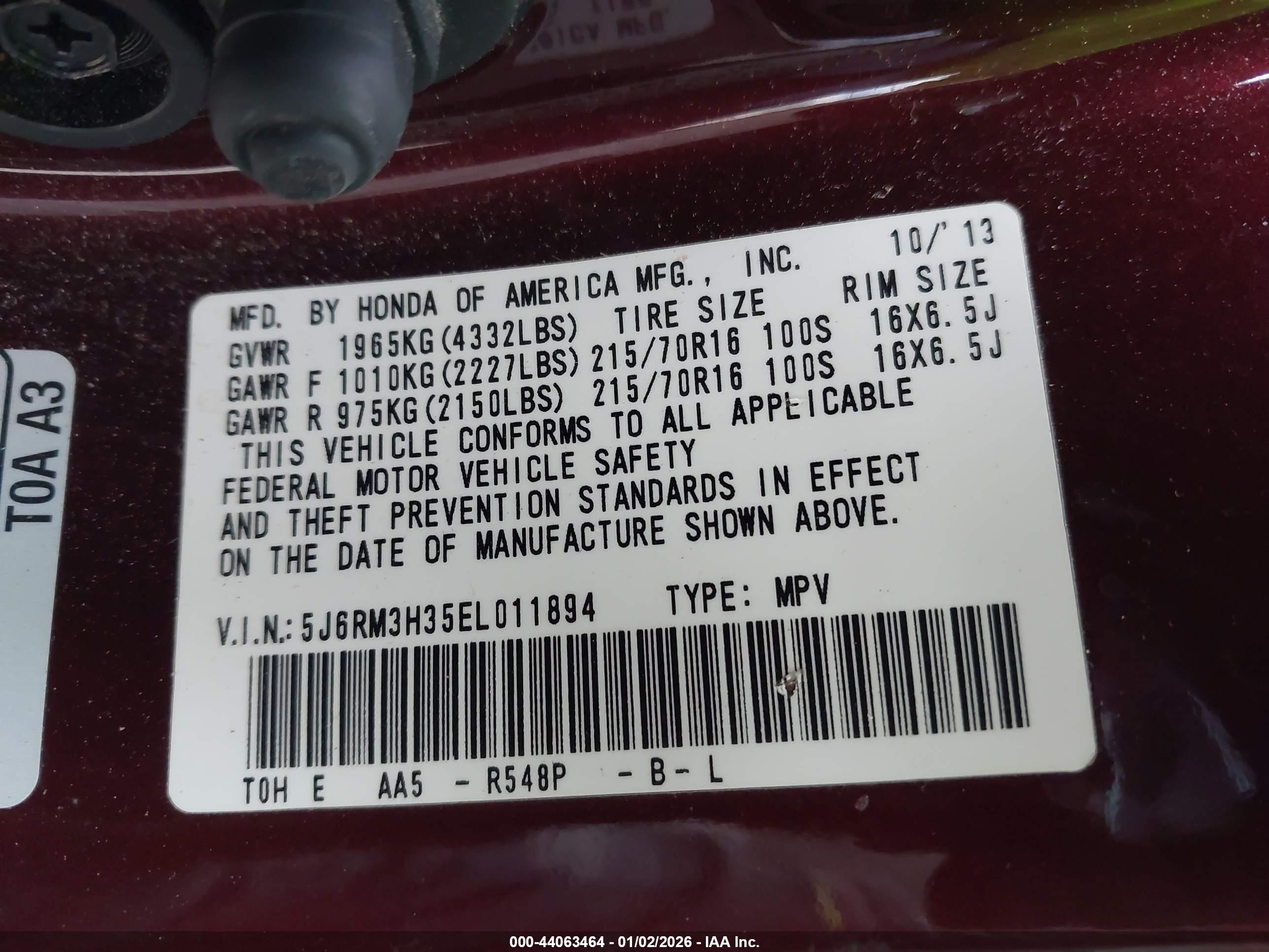HONDA CR-V image 9