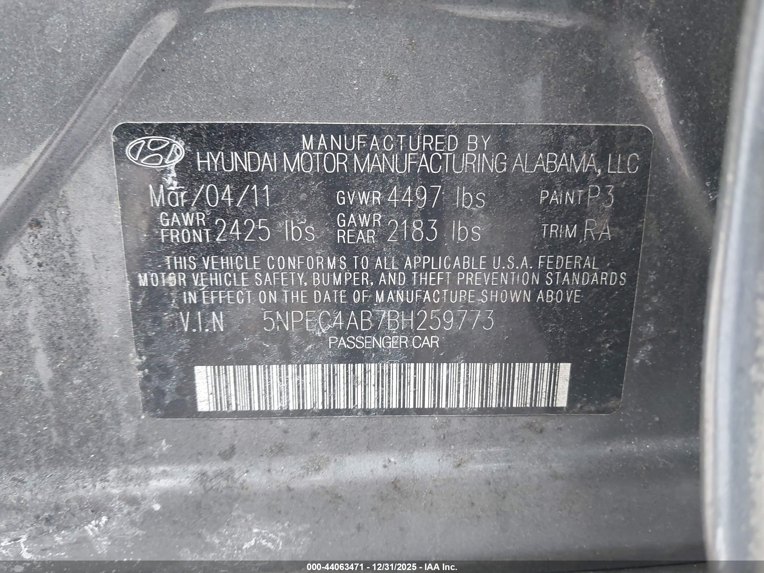 HYUNDAI SONATA image 9