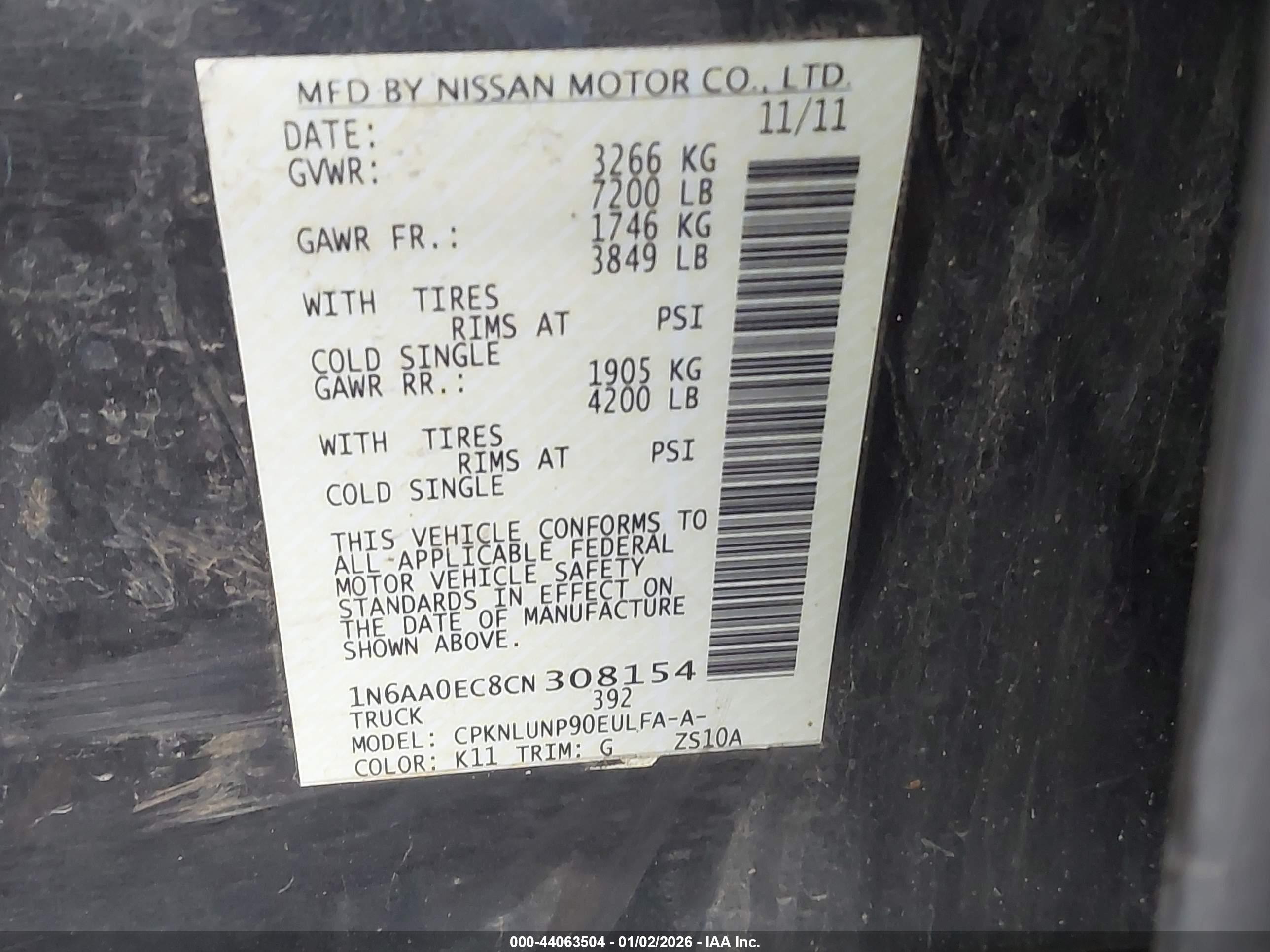 NISSAN TITAN image 9