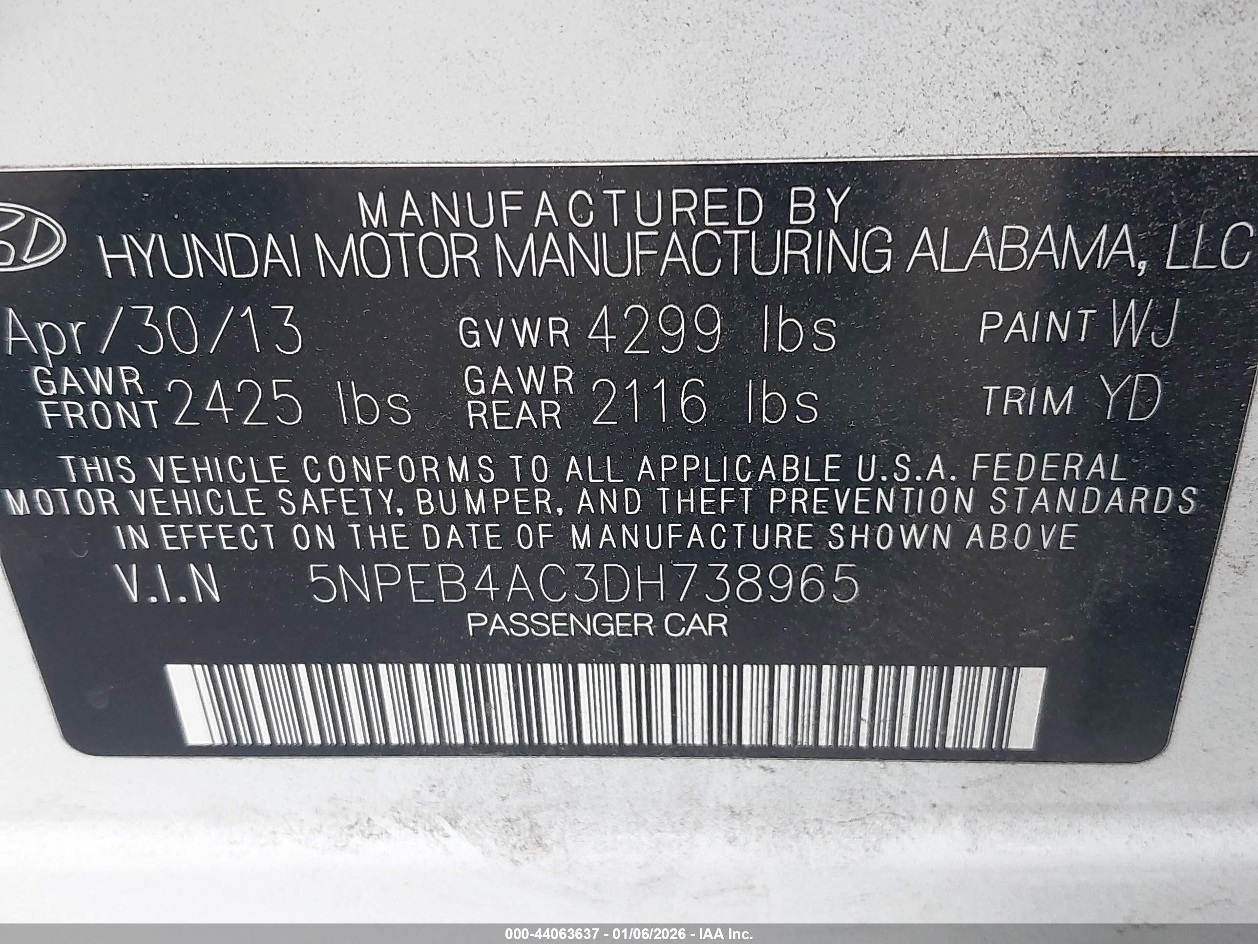HYUNDAI SONATA image 9