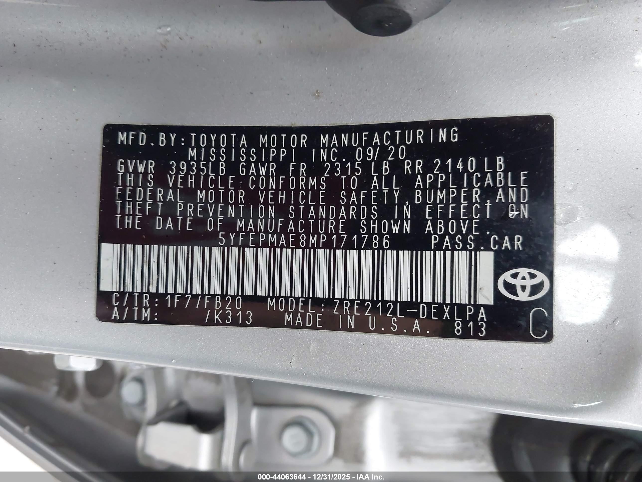TOYOTA COROLLA image 9