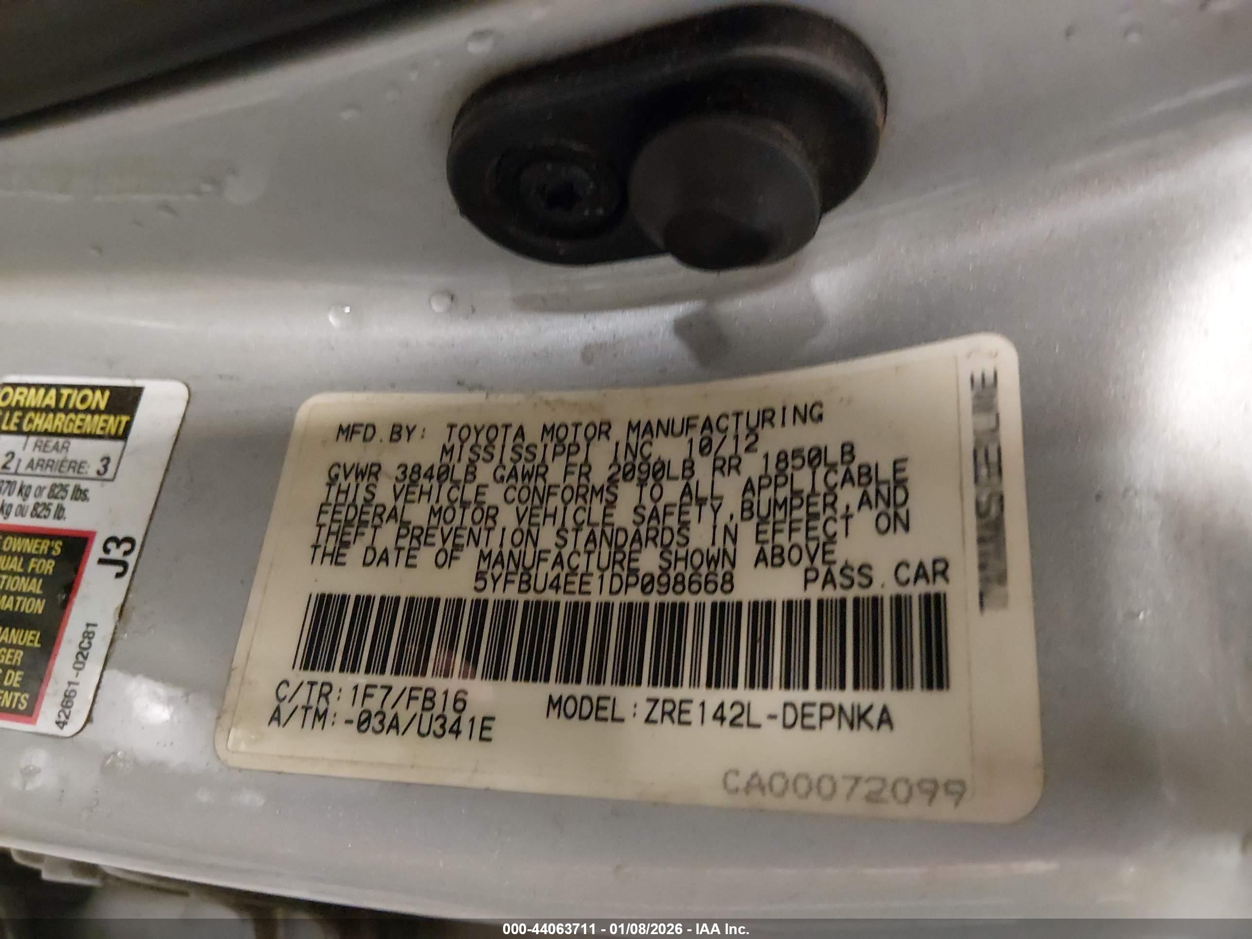 TOYOTA COROLLA image 9