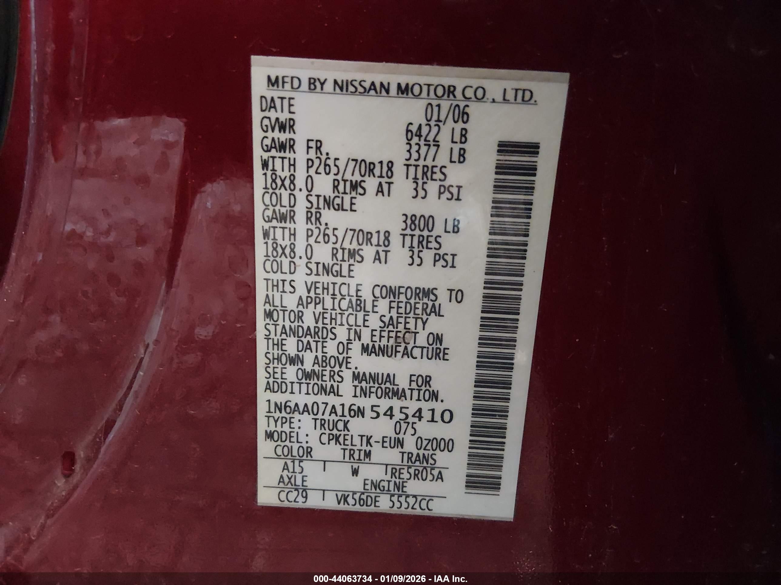 NISSAN TITAN image 9