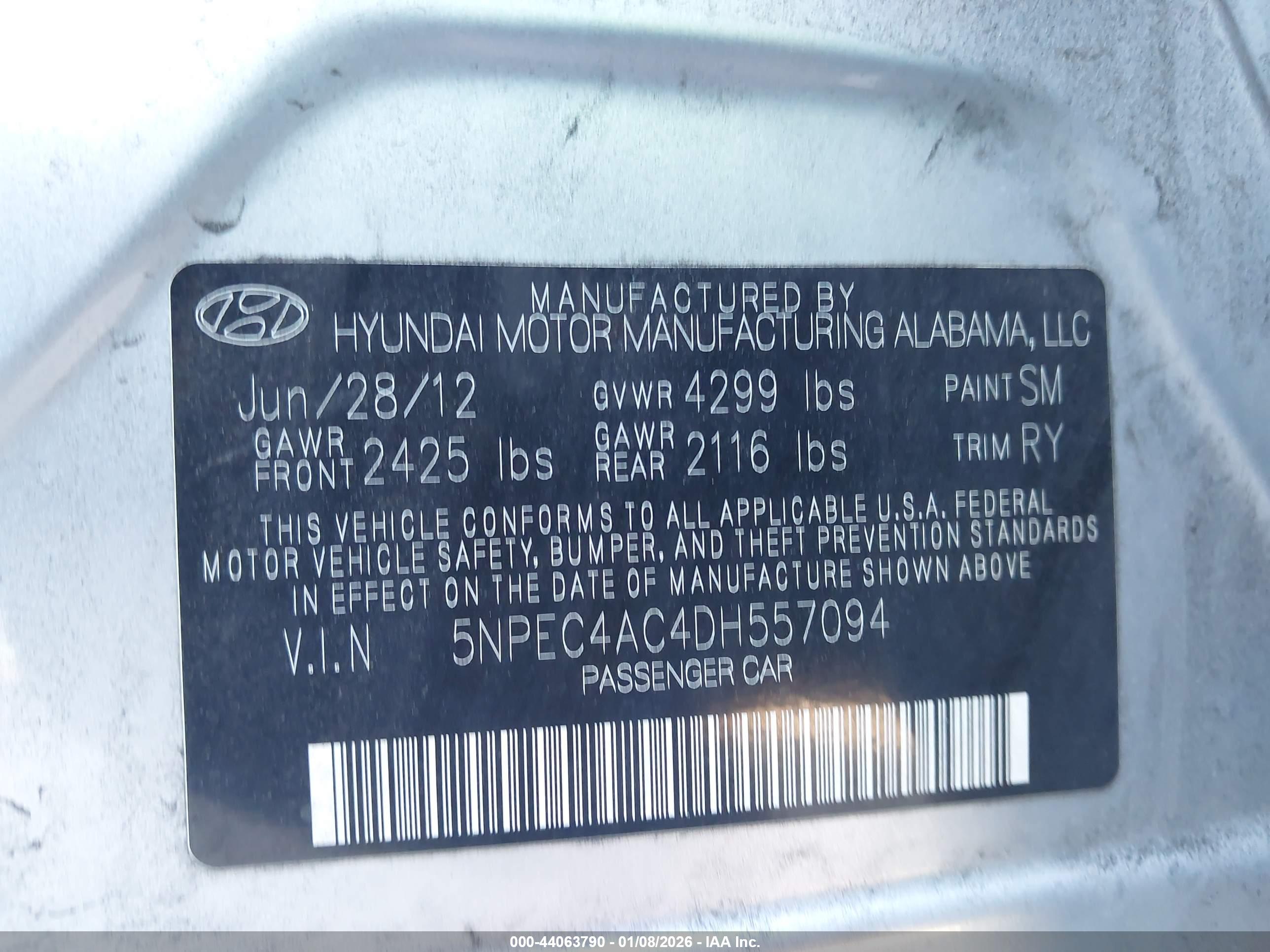 HYUNDAI SONATA image 9