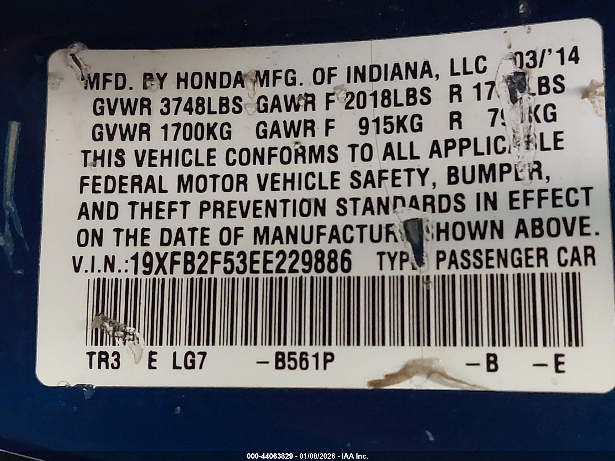 HONDA CIVIC image 9