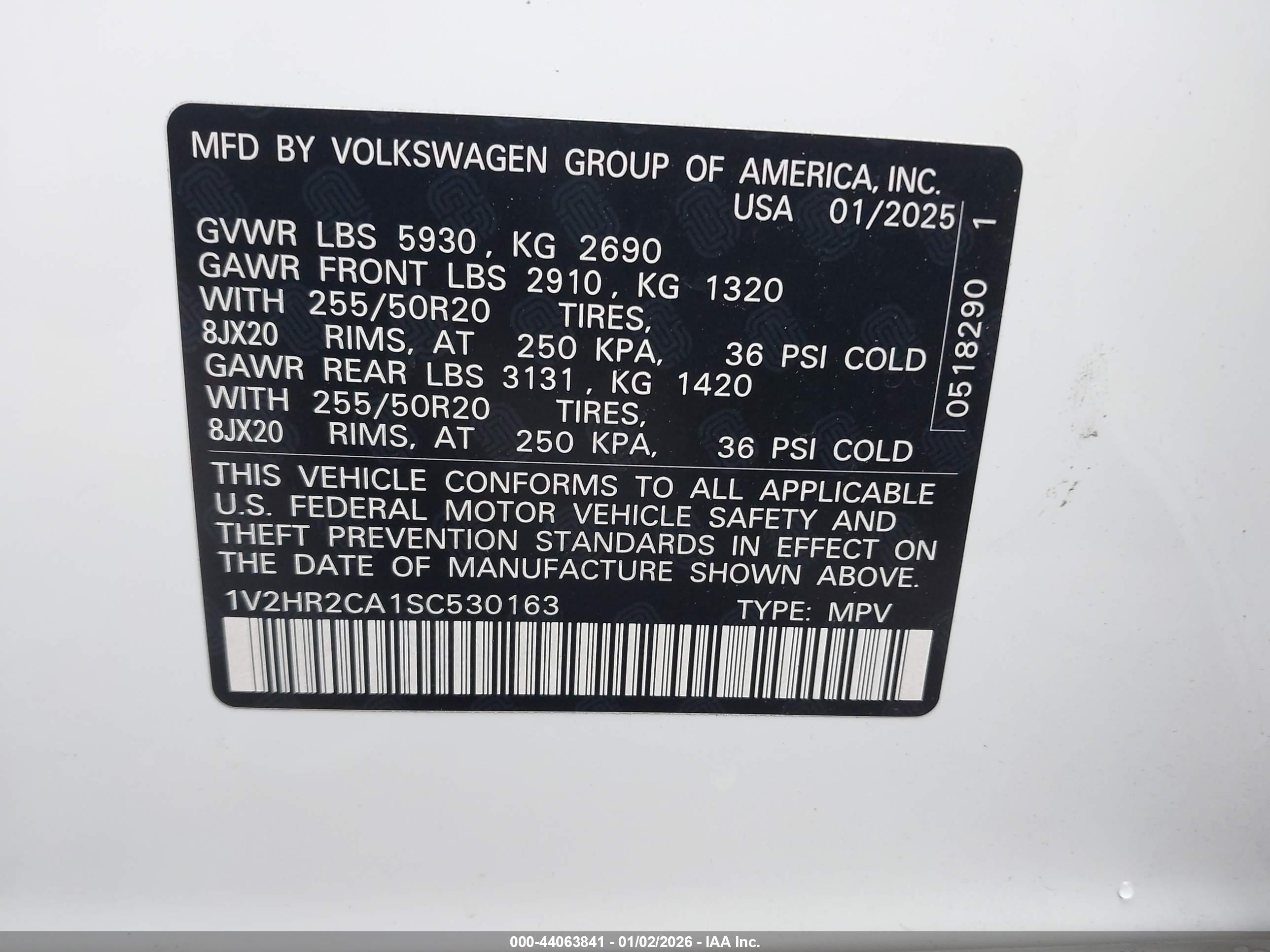 VOLKSWAGEN ATLAS image 9