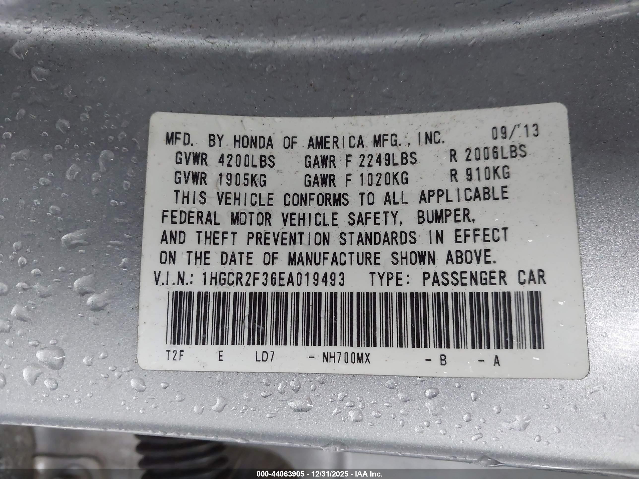 HONDA ACCORD image 9