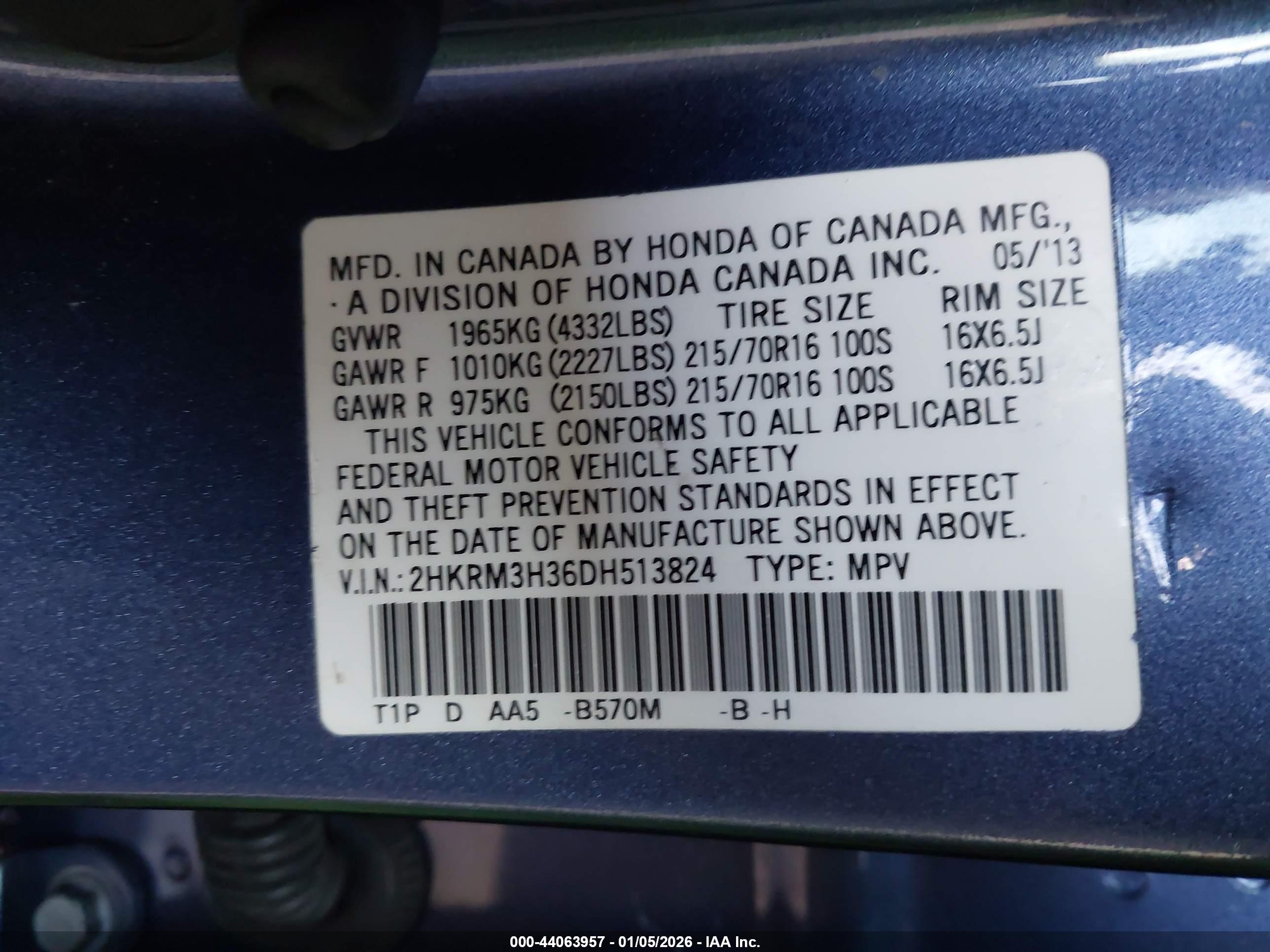 HONDA CR-V image 9