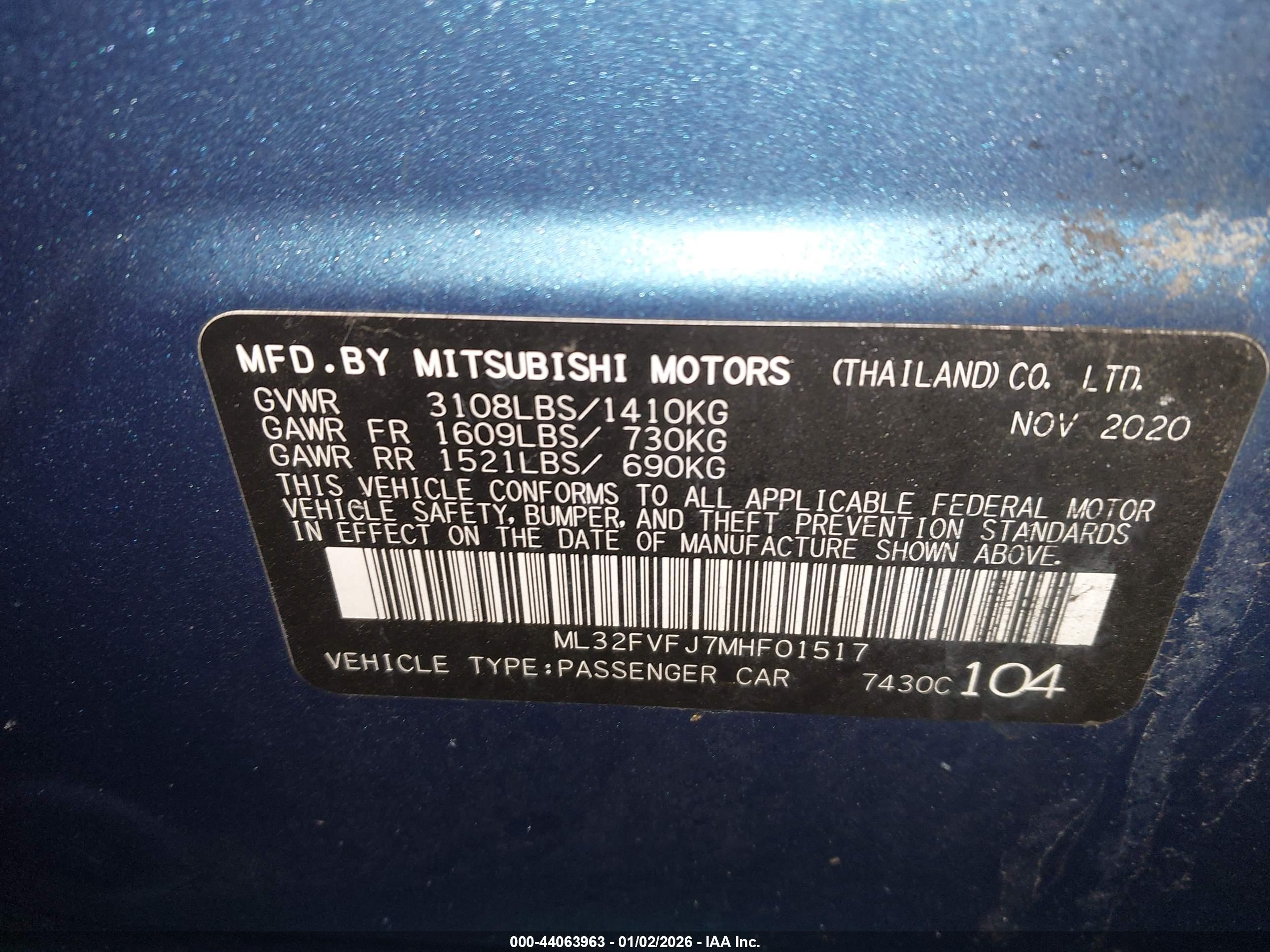 MITSUBISHI MIRAGE image 9