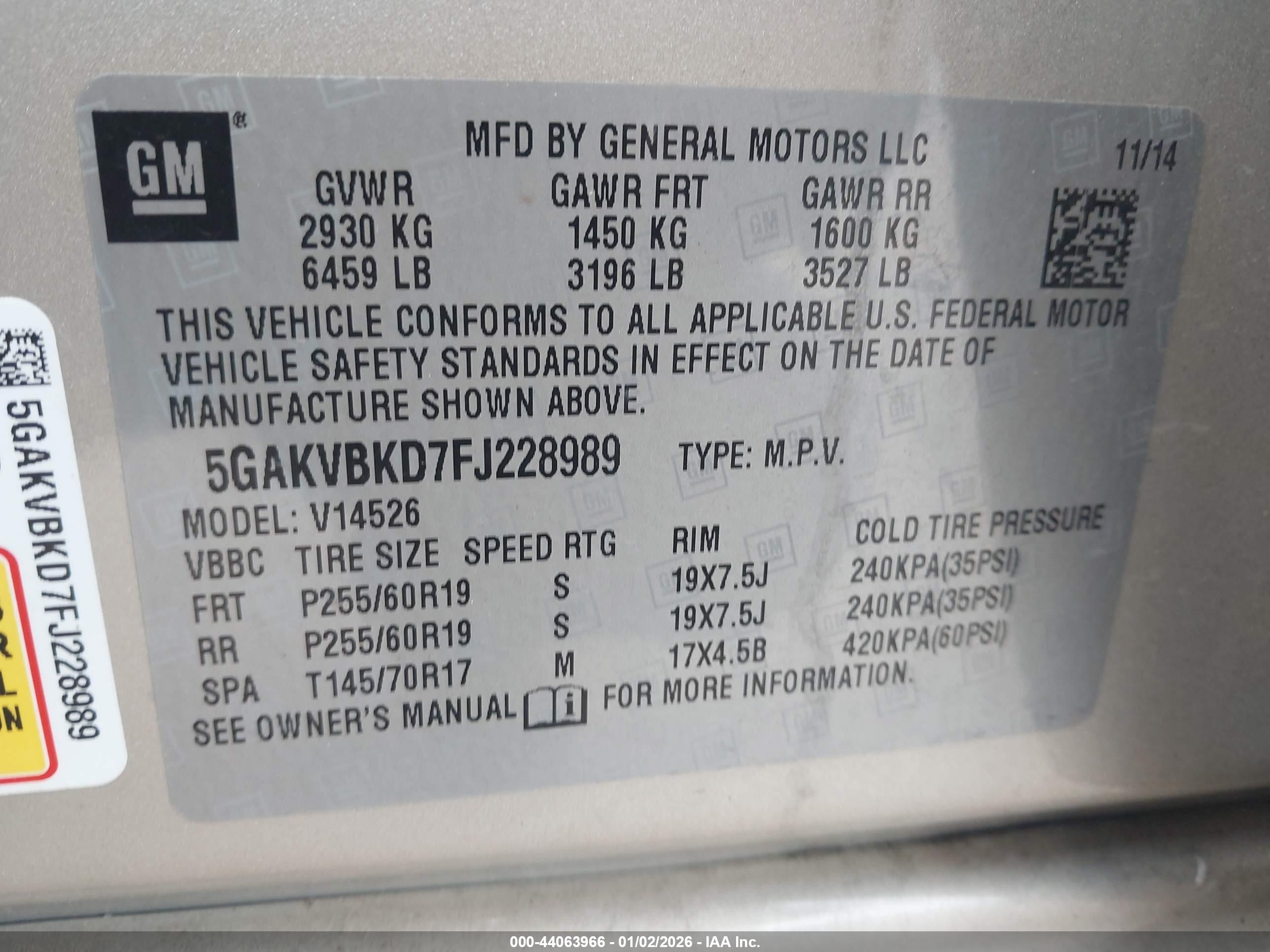 BUICK ENCLAVE image 9