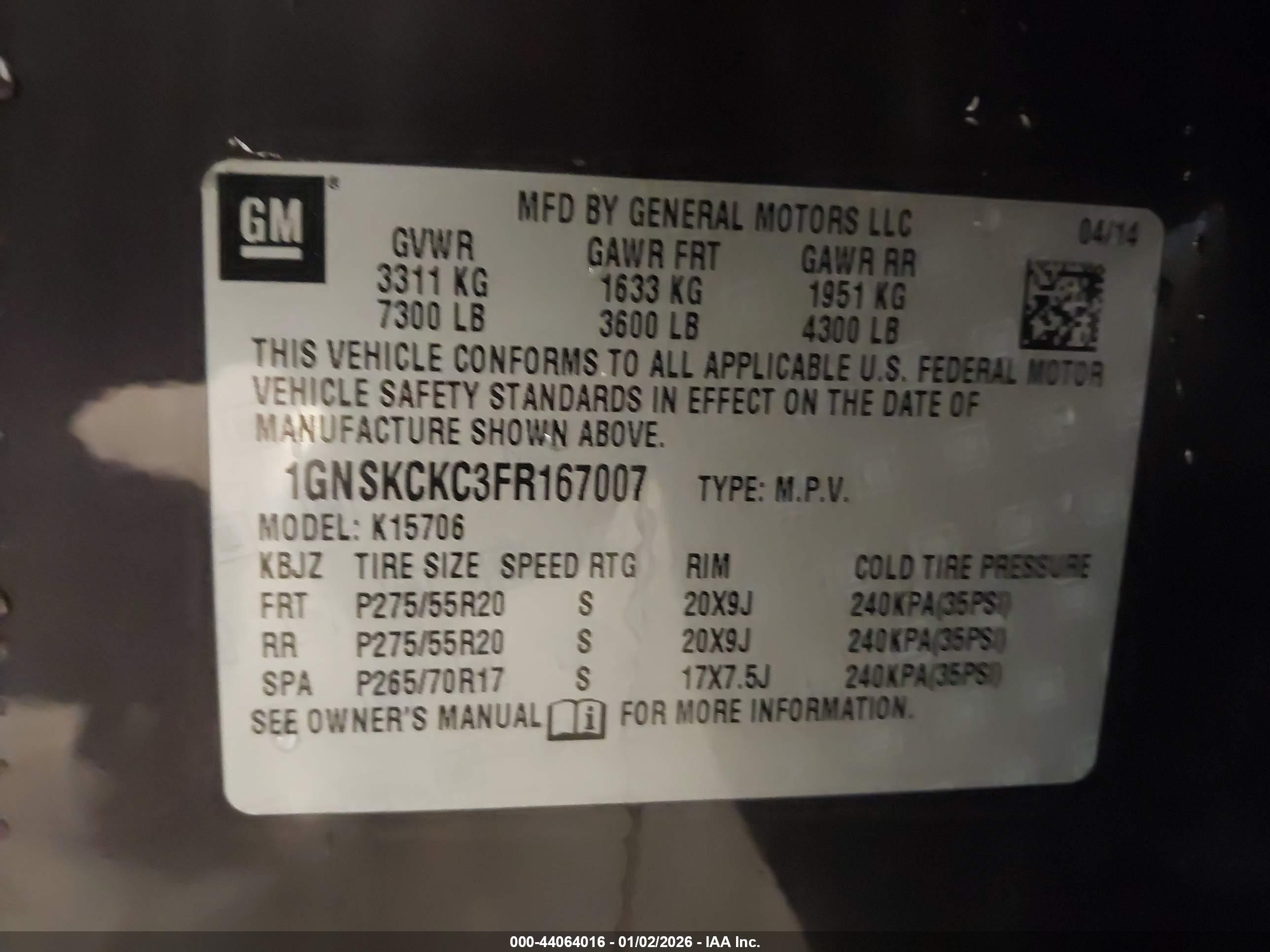 CHEVROLET TAHOE image 9