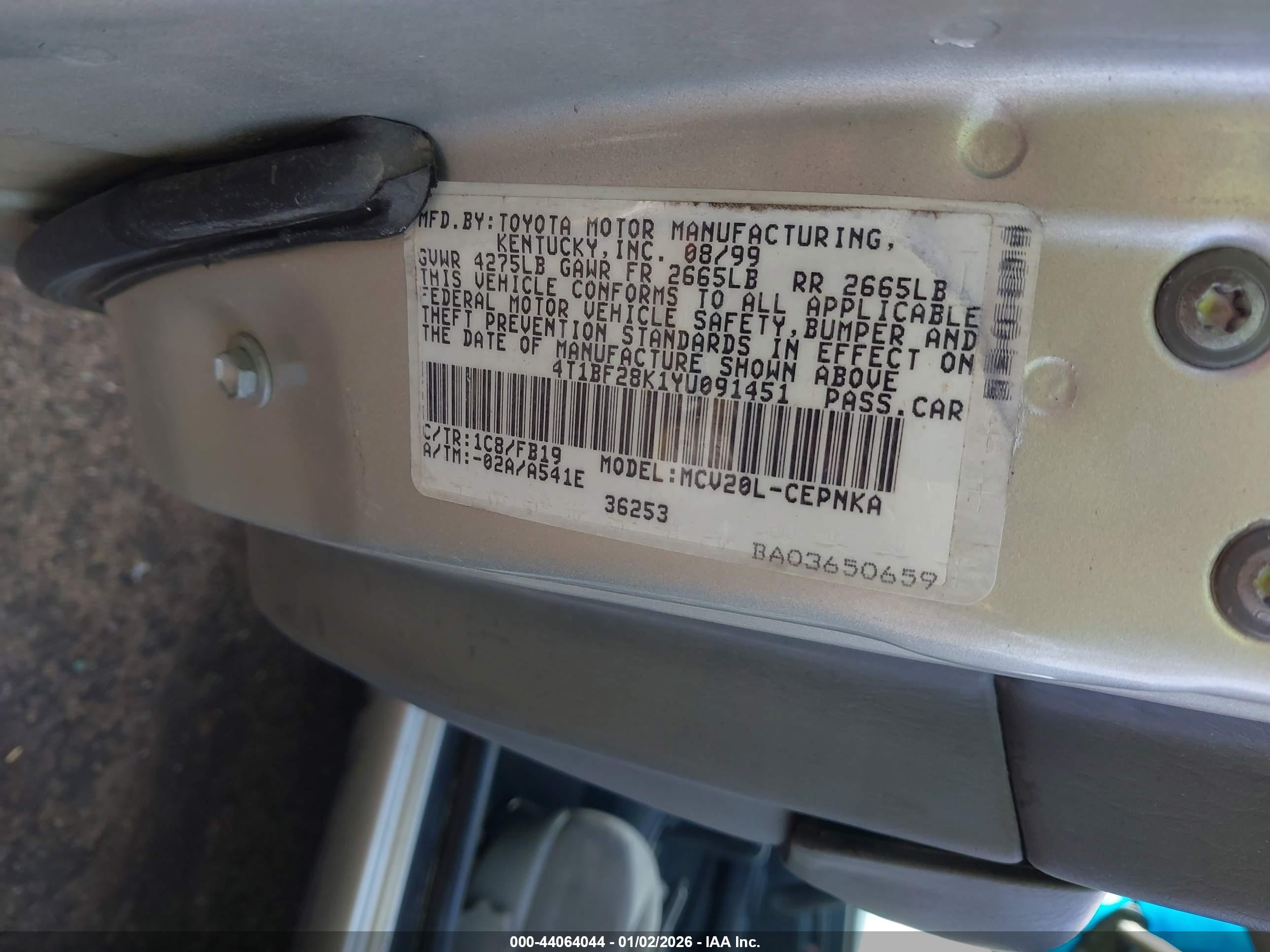 TOYOTA CAMRY image 9