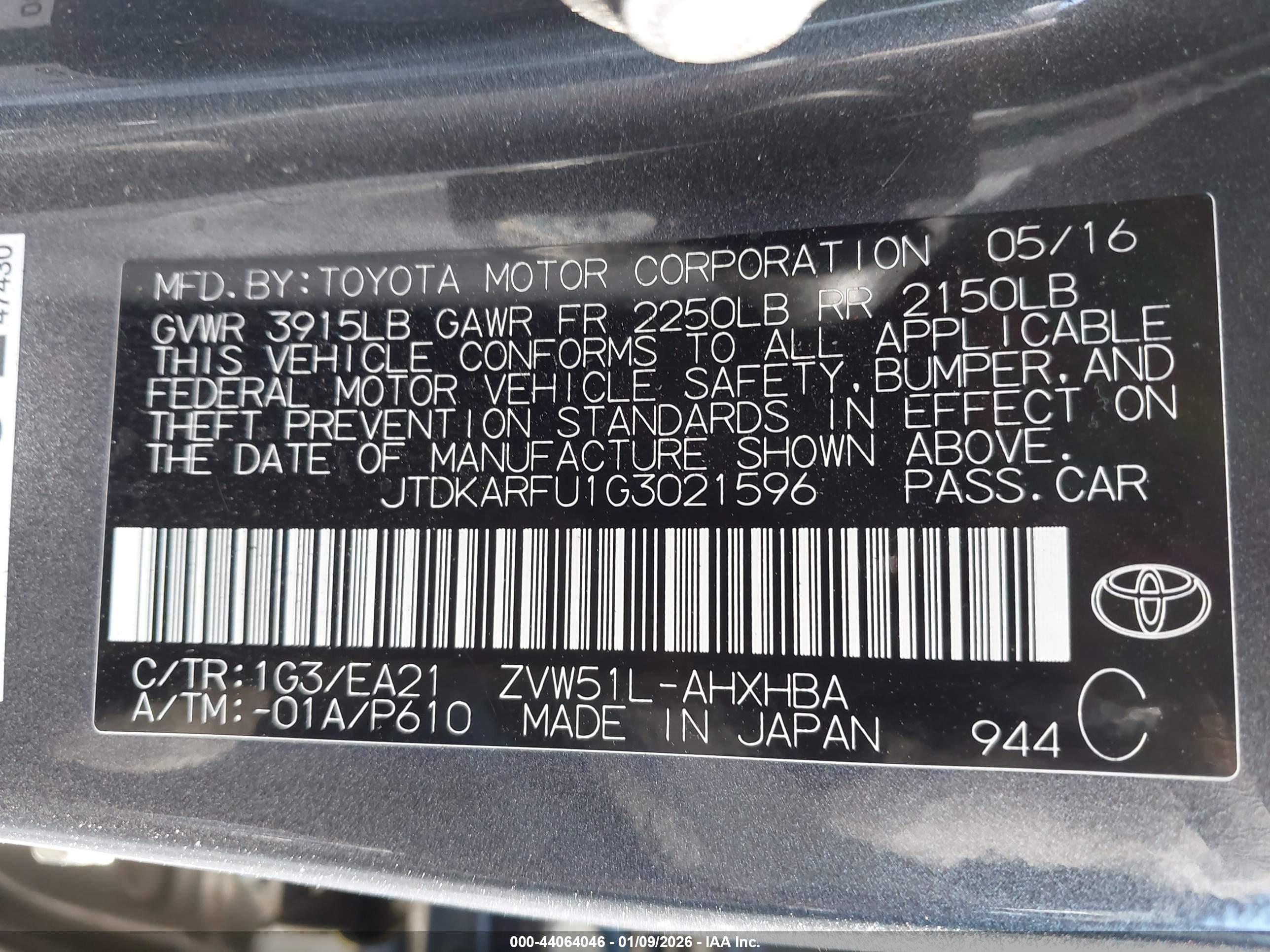 TOYOTA PRIUS image 9