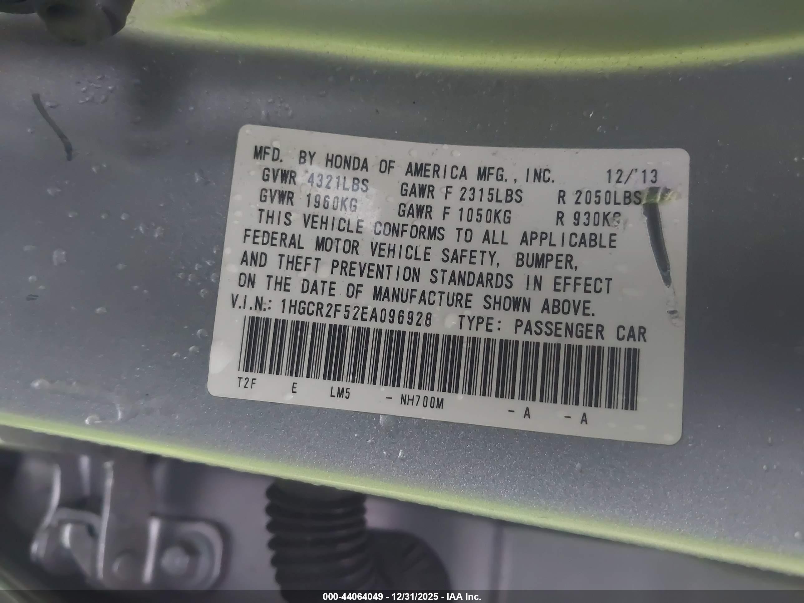 HONDA ACCORD image 9