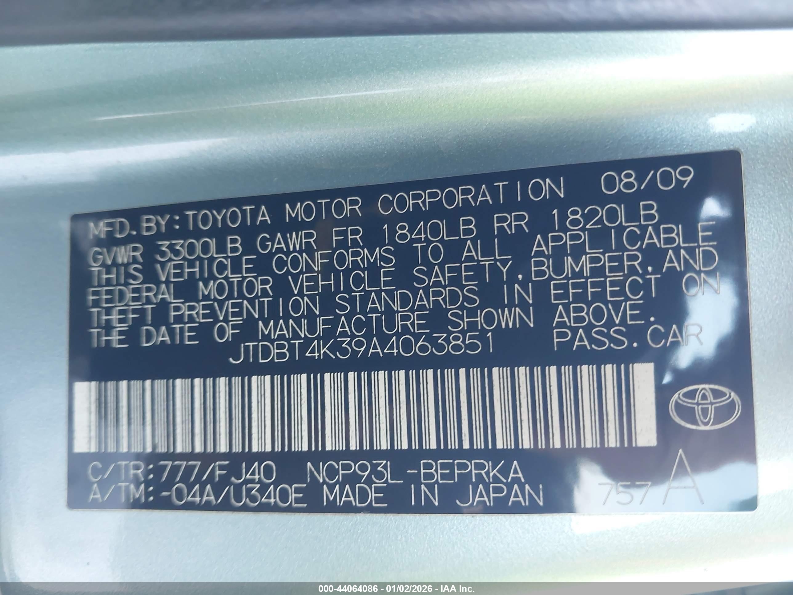 TOYOTA YARIS image 9
