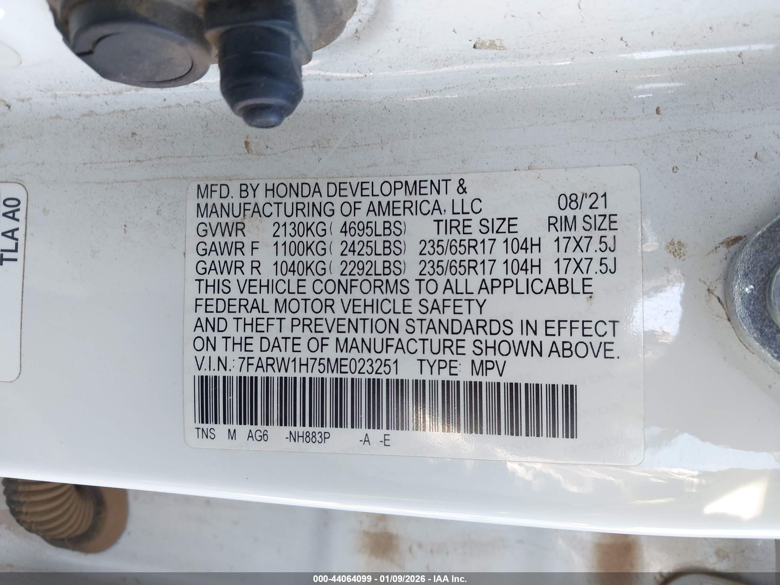HONDA CR-V image 9