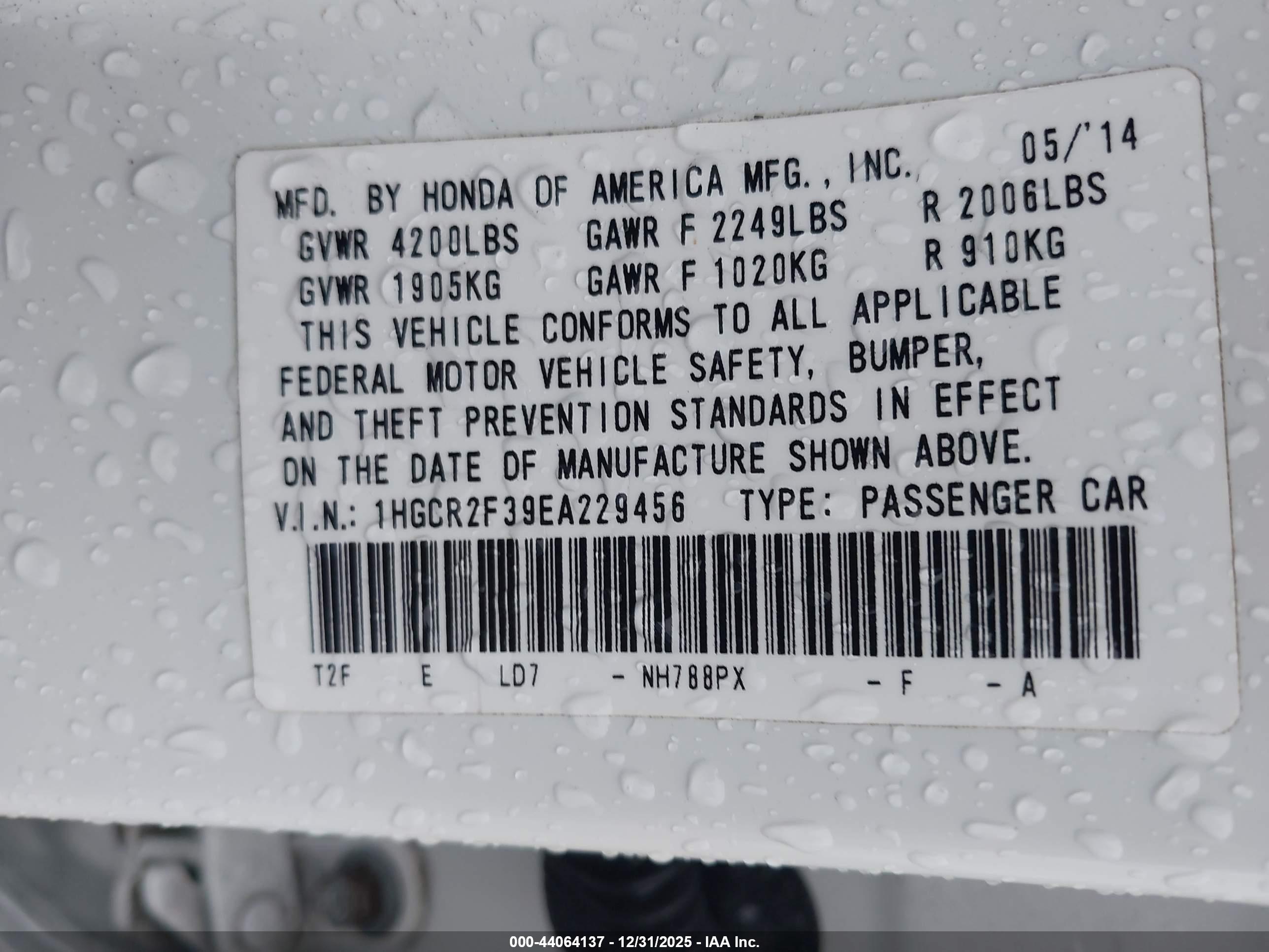 HONDA ACCORD image 9