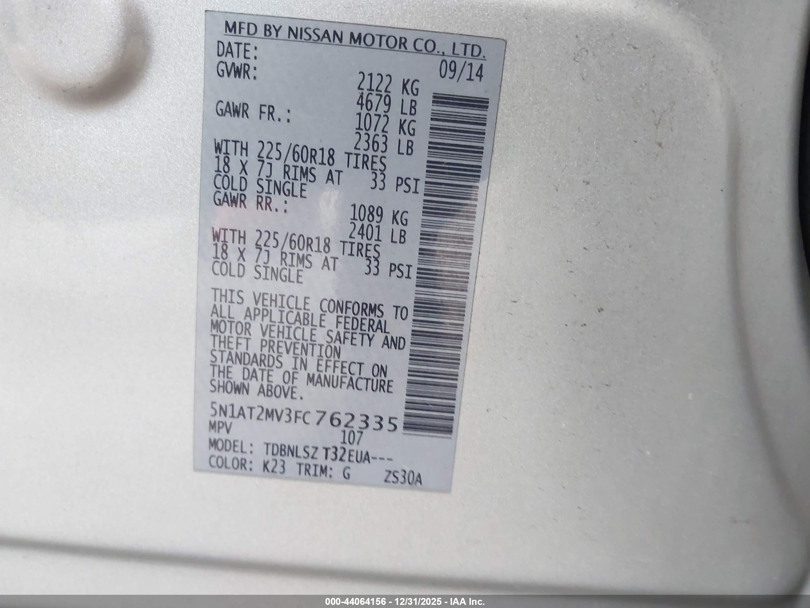 NISSAN ROGUE image 9