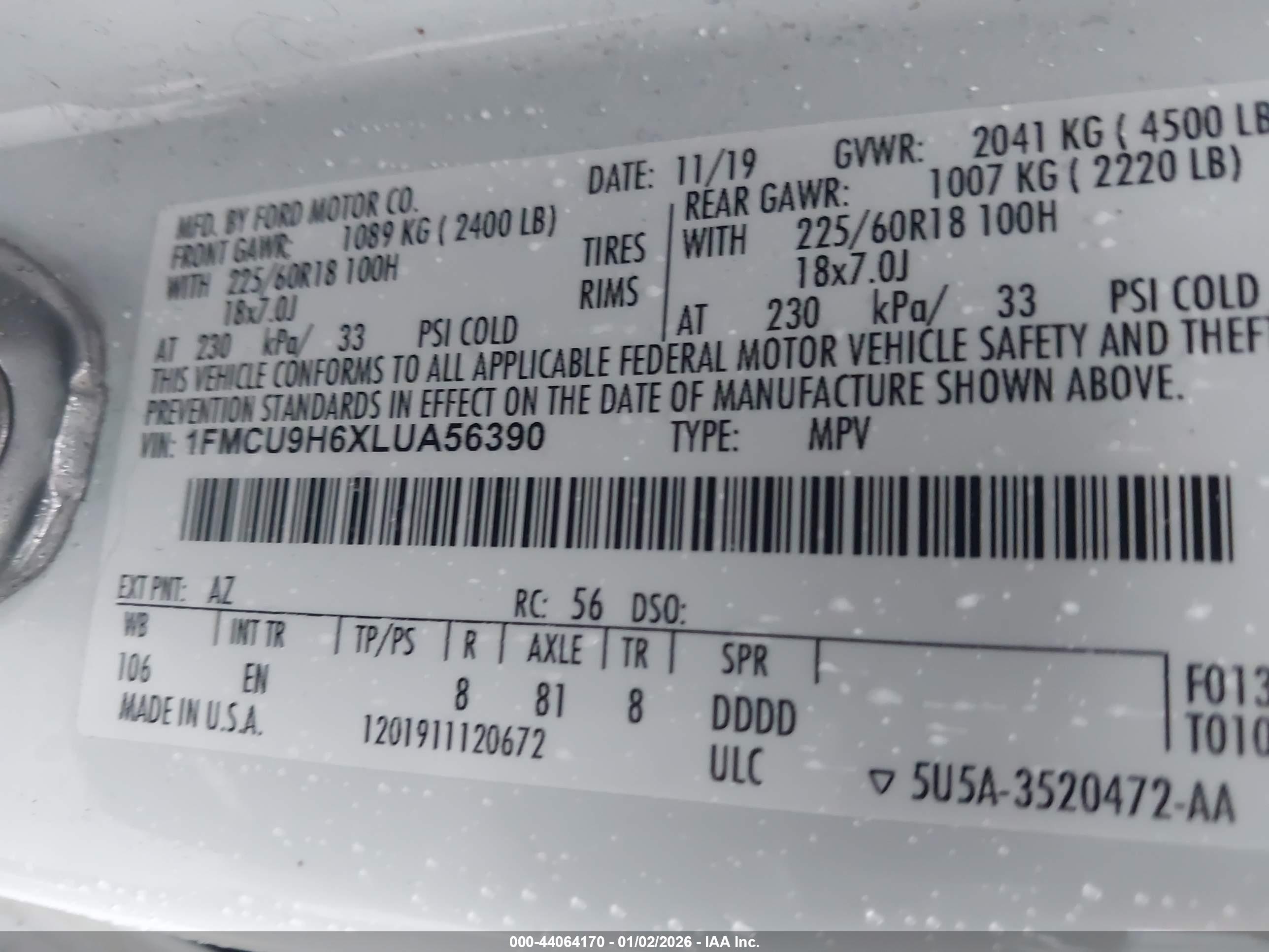 FORD ESCAPE image 9
