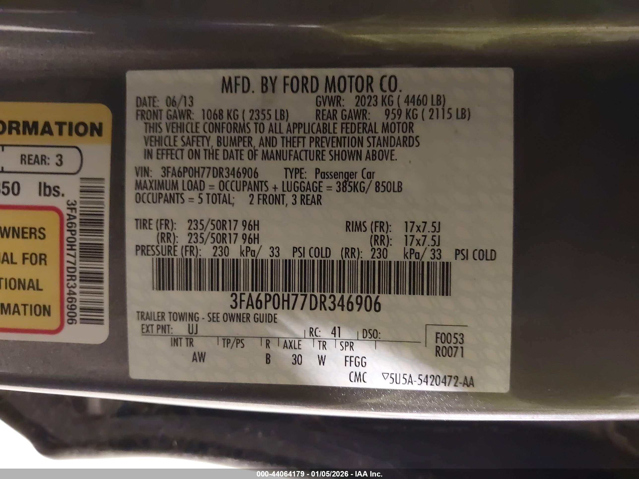 FORD FUSION image 9