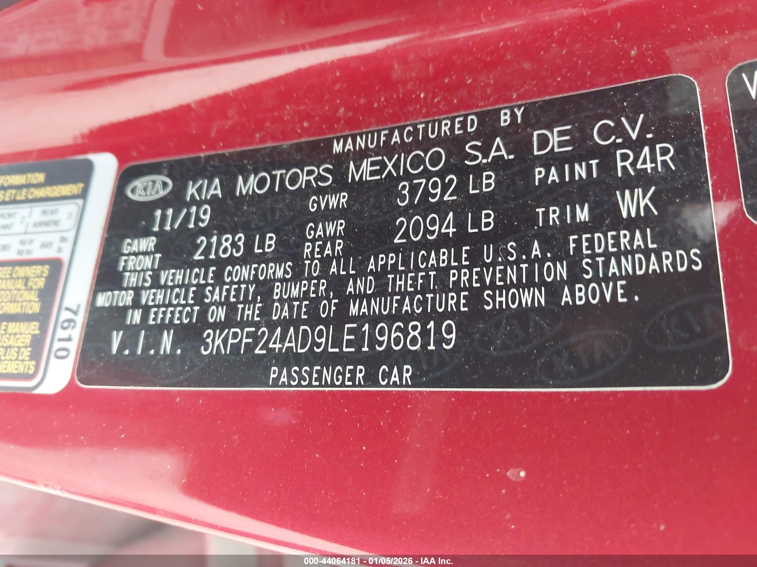 KIA FORTE image 9