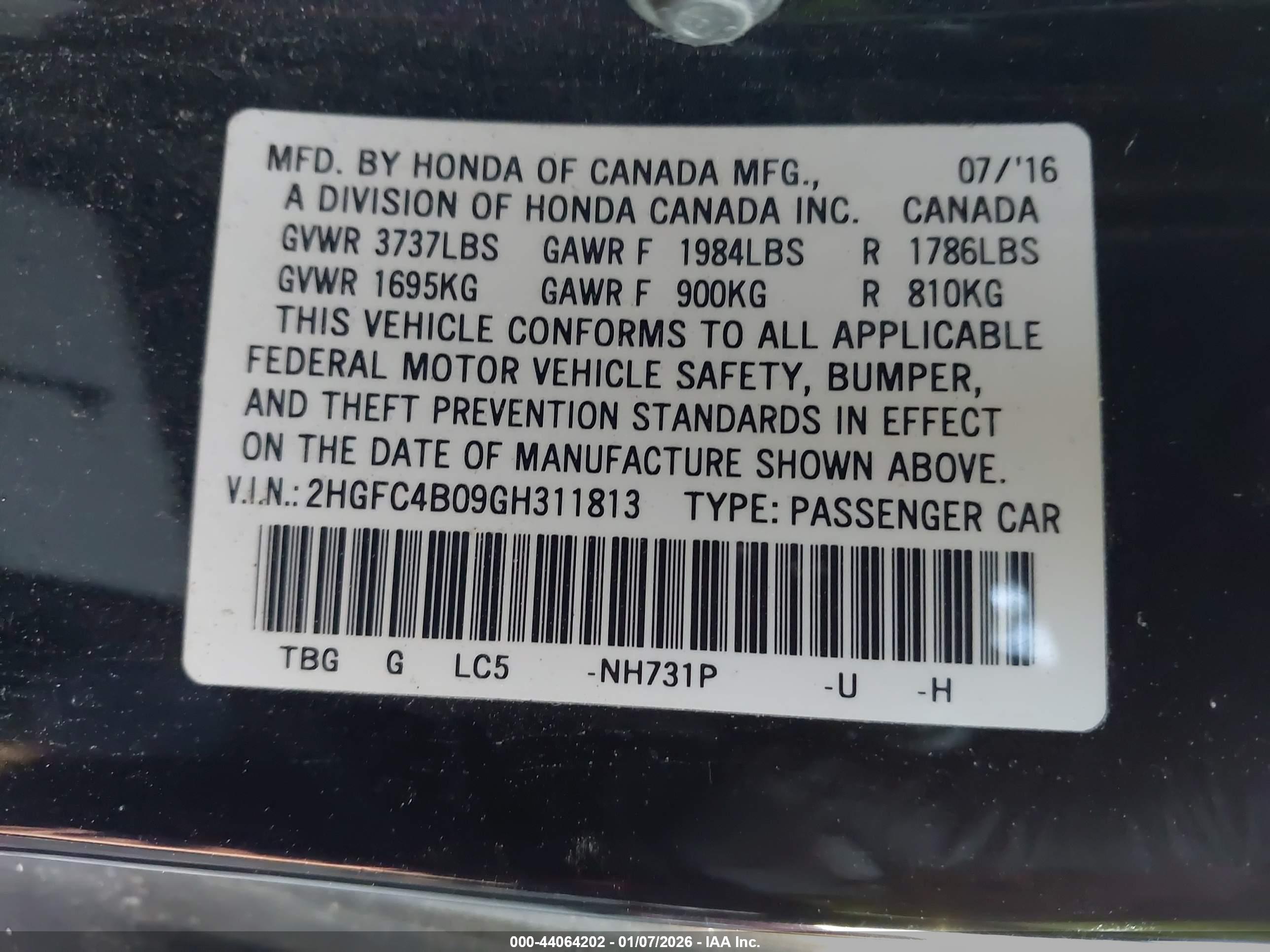 HONDA CIVIC image 9