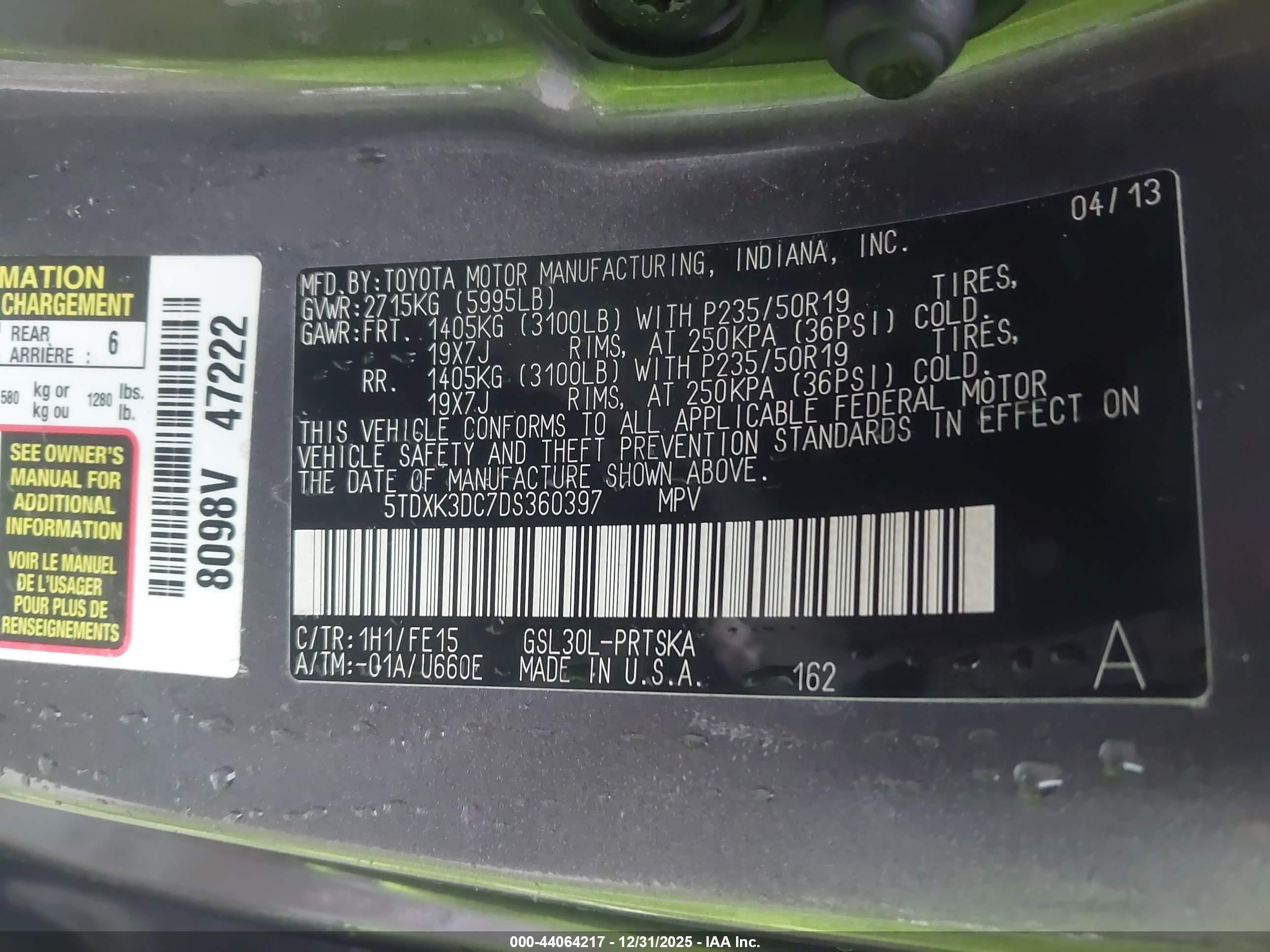 TOYOTA SIENNA image 9
