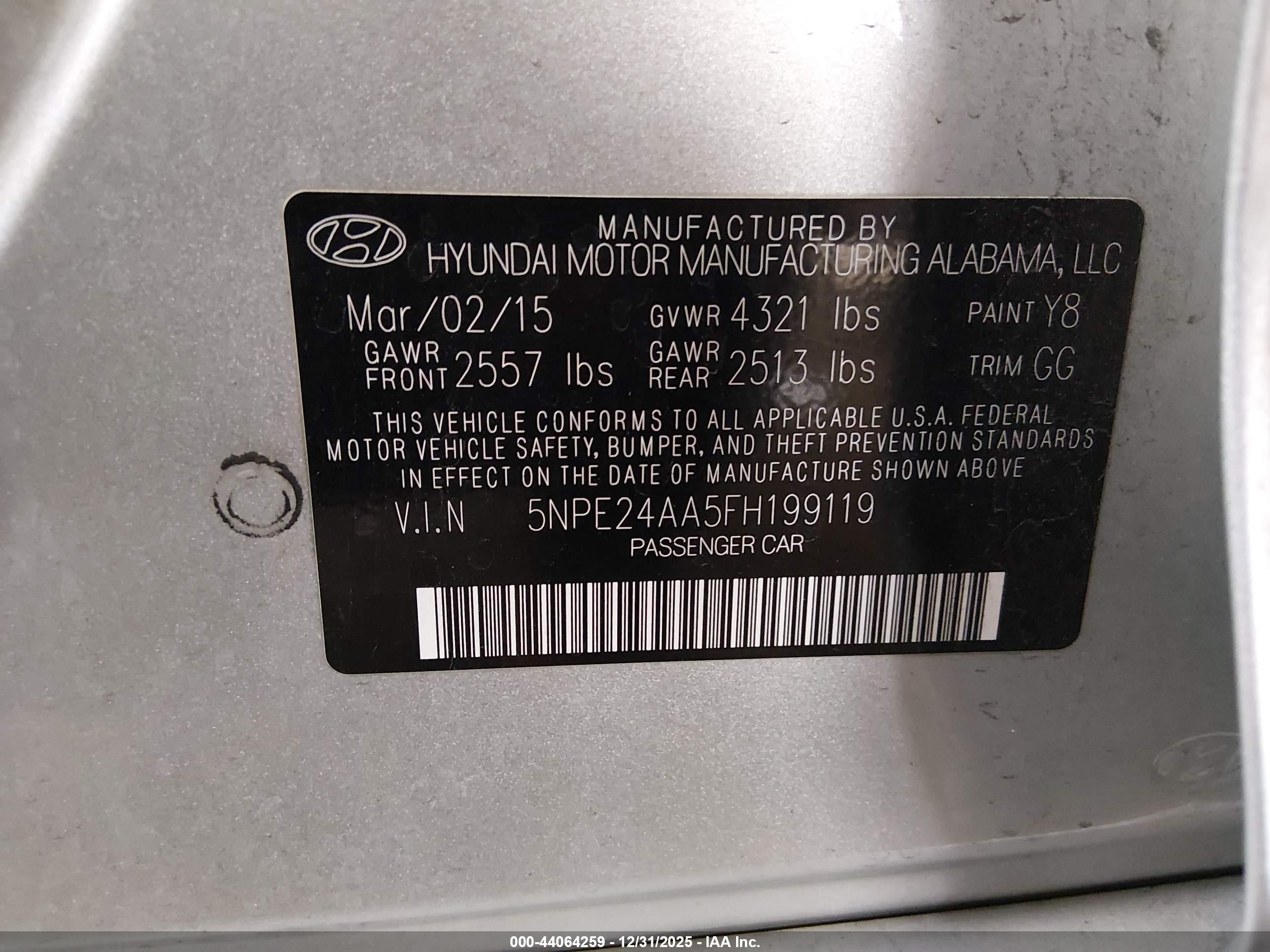 HYUNDAI SONATA image 9