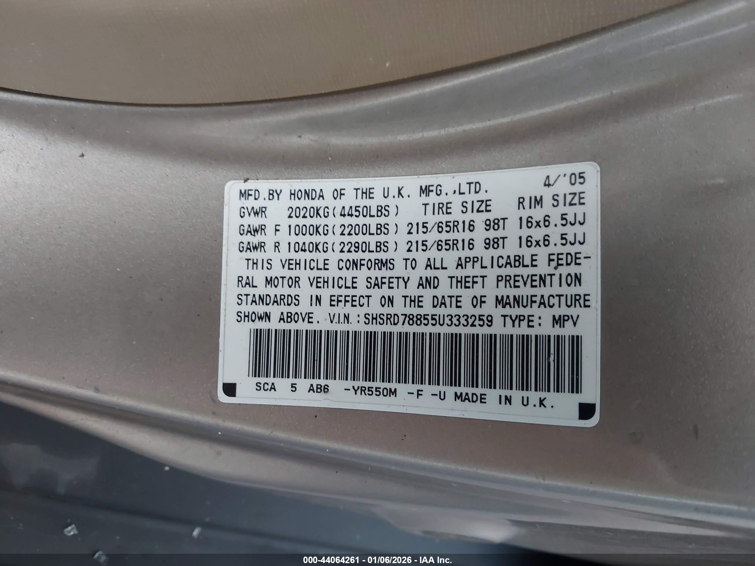 HONDA CR-V image 9